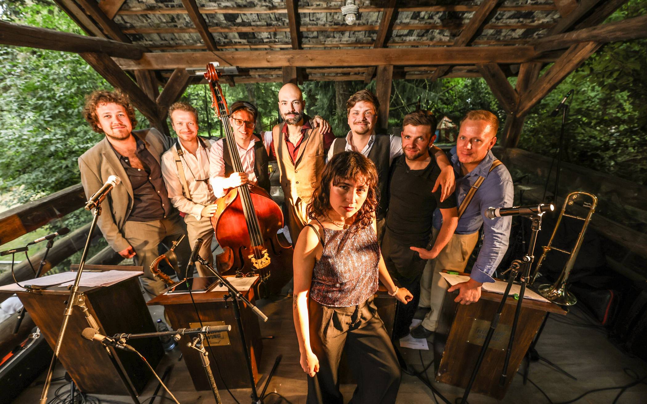 The Huggee Swing Band zog die Zuschauer in ihren Bann