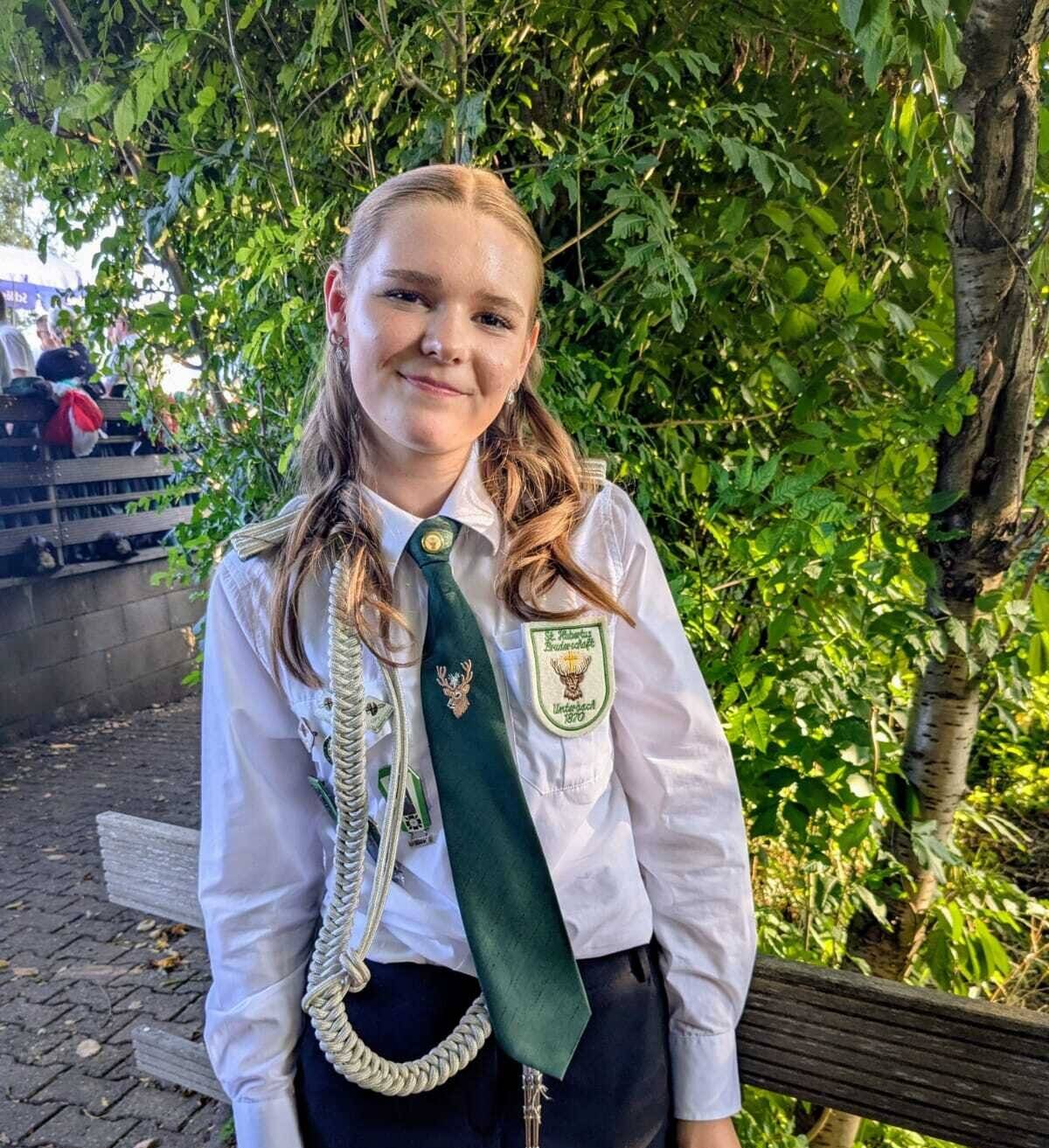  Merle Schweden ist Unterbachs neue Jungschützenprinzessin. 