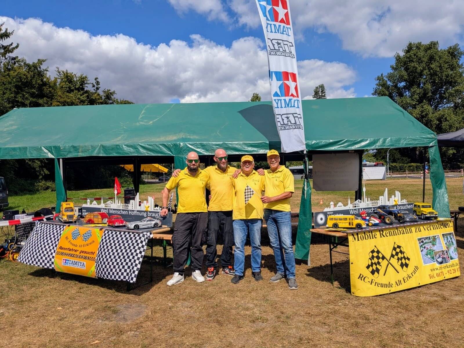 Die RC Freunde Erkrath waren auch auf dem Sommerfest in Unterbach vertreten.