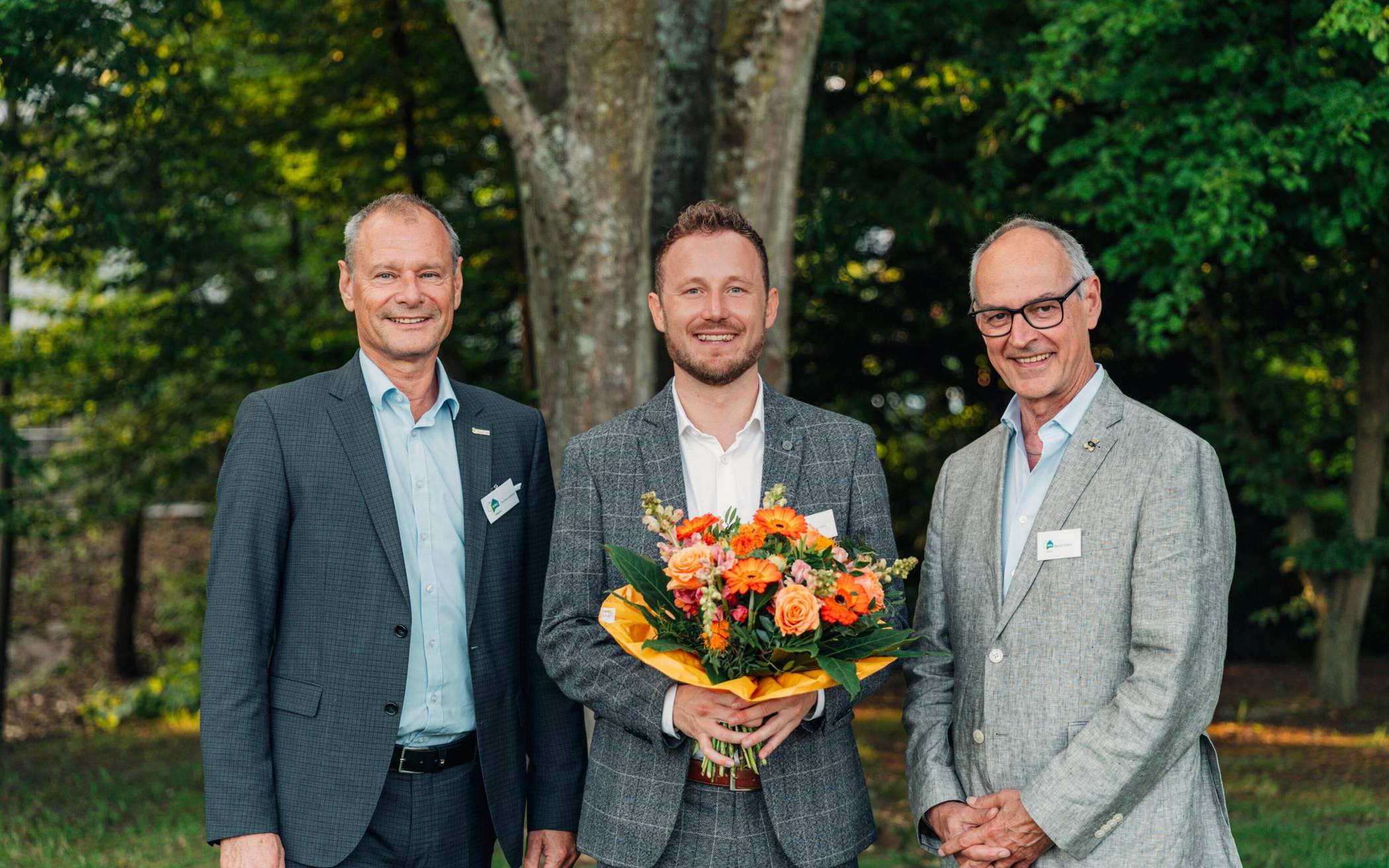 (v.li.) Thorsten Schmitz, Ivo Vuicic und Detlef Ehlert.