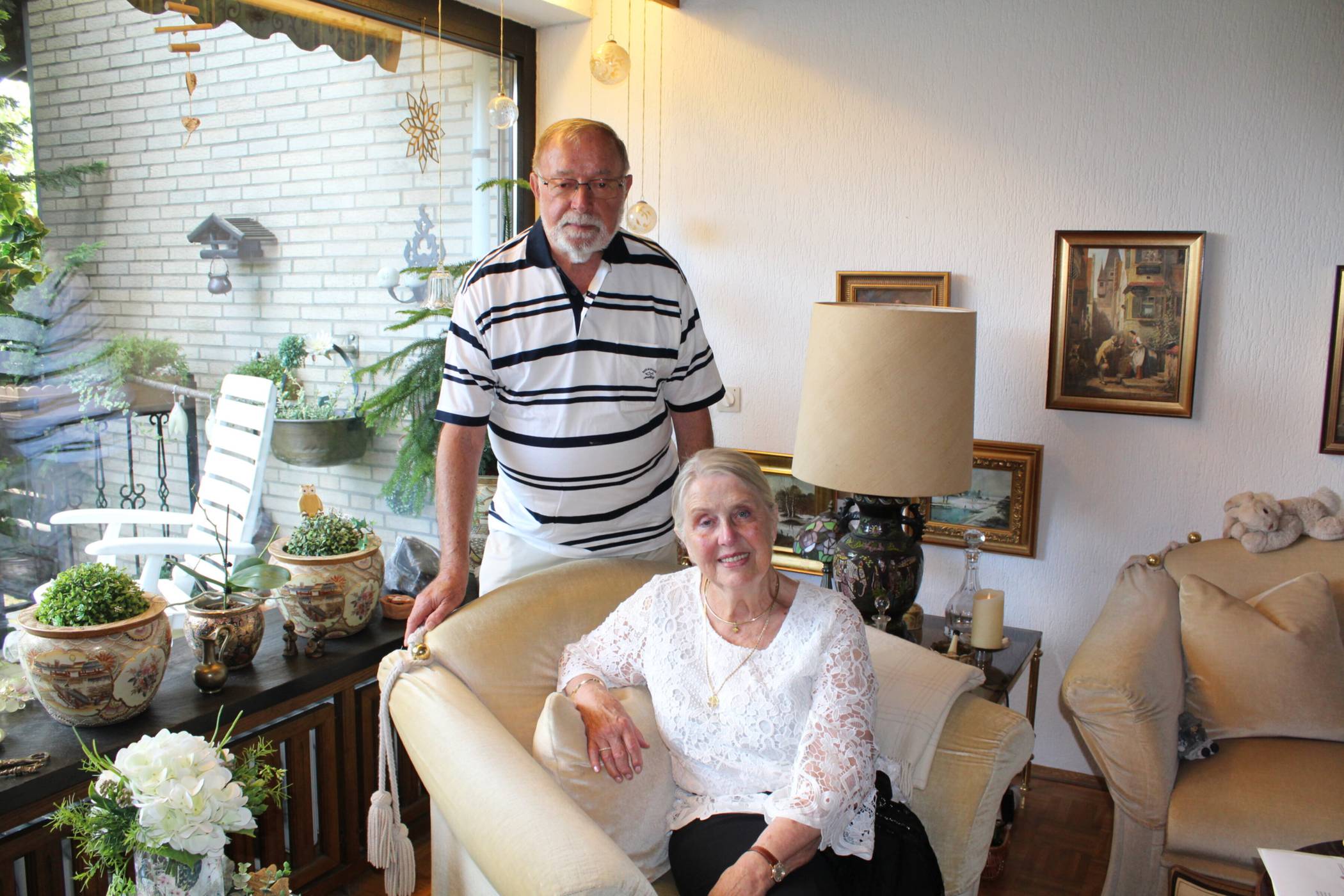  Das Erkrather Ehepaar Hanna und Paul Wolfert feierte 65. Hochzeitstag. 