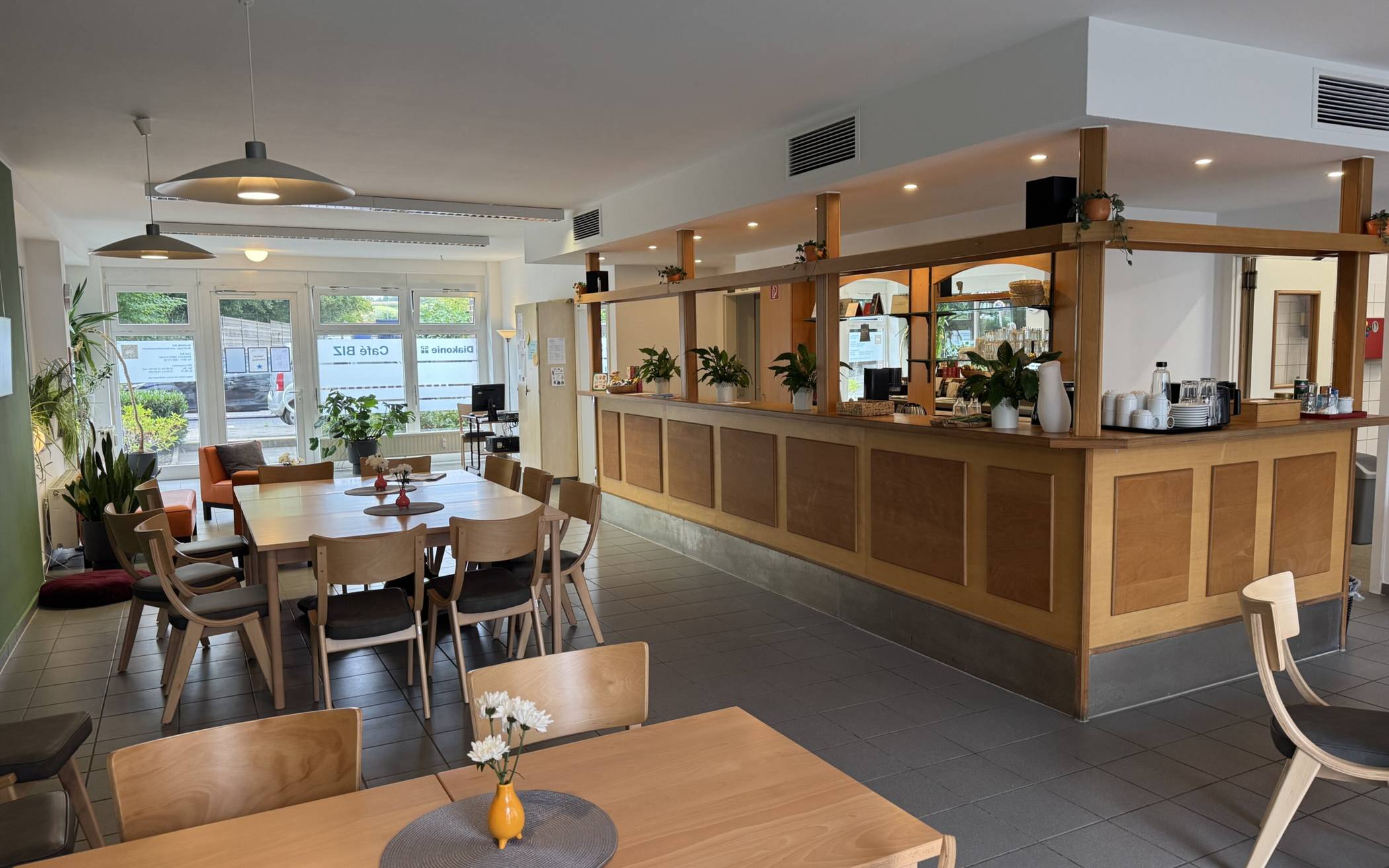  Das Café BIZ am Steinhof 5 in Alt-Erkrath in den neuen Räumlichkeiten. 