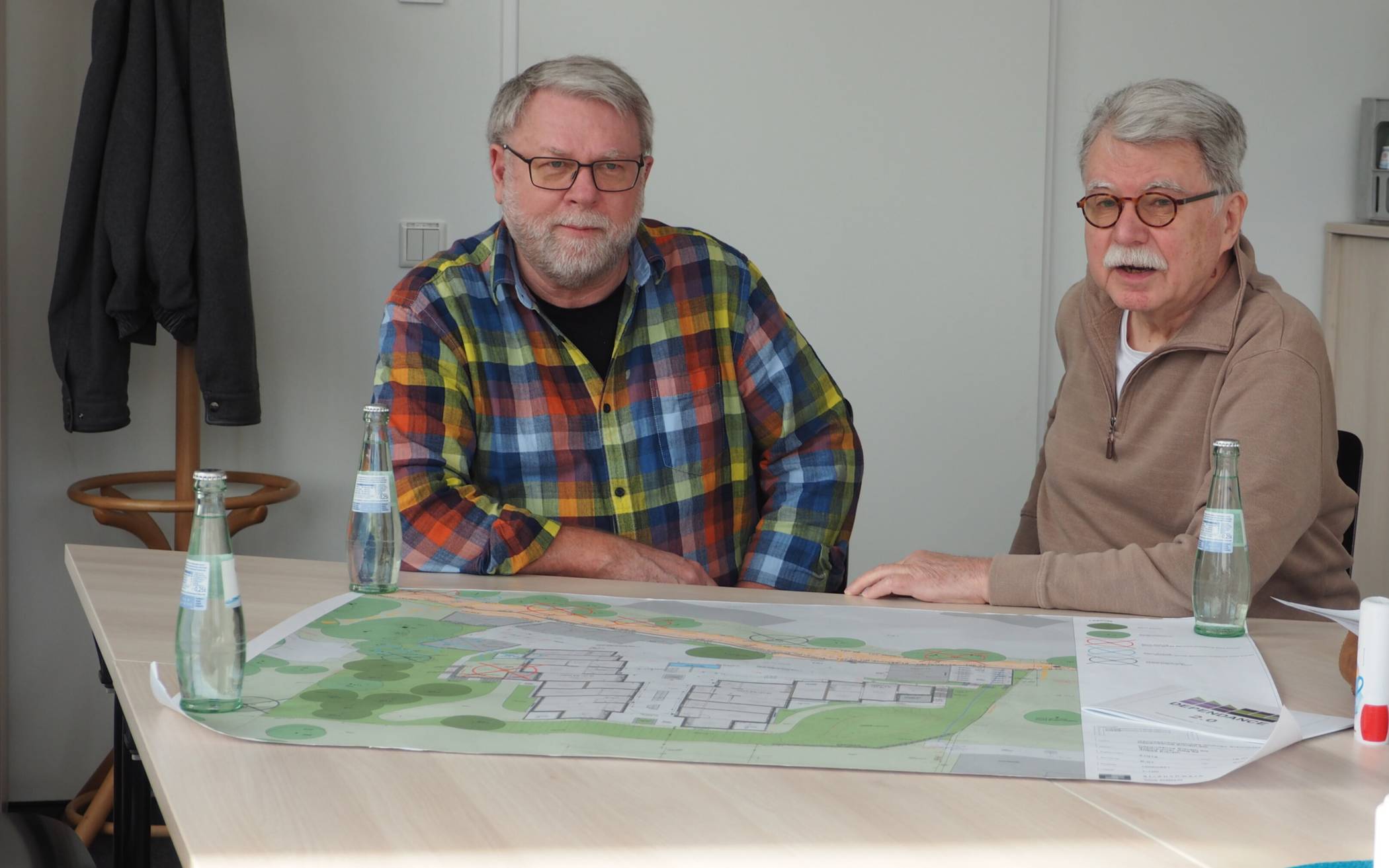 Karl-Heinz Spieker (li.) und Wolfgang Teiwes vom Vorstandsteam Dependance e.G.