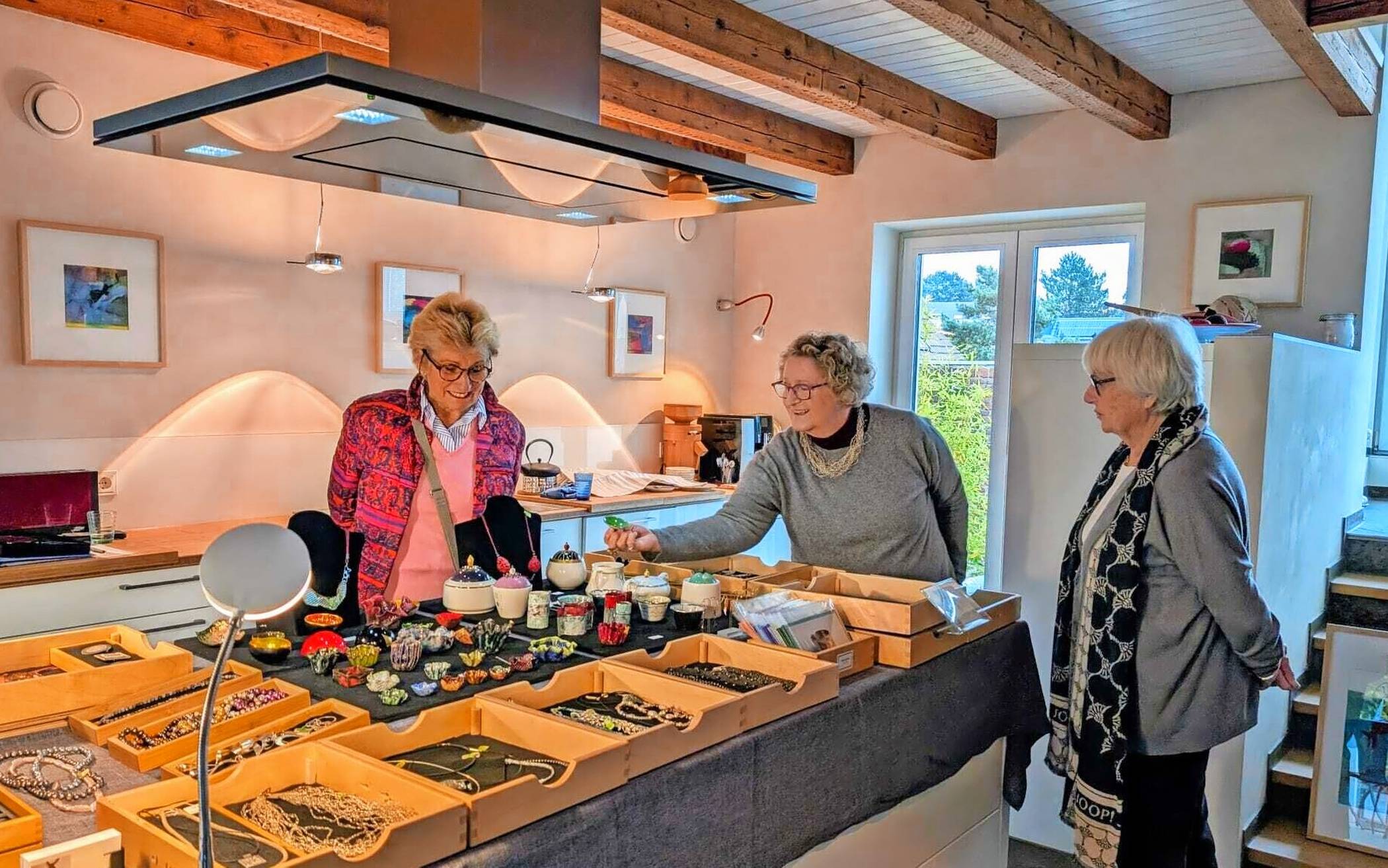 Auch tolle Schmuckstücke gab es zu entdecken.