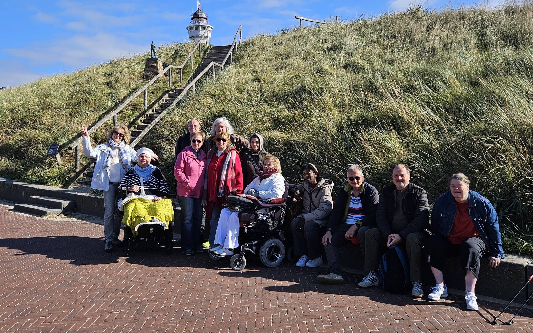 Die Teilnehmer der Reise des MS-Treffs