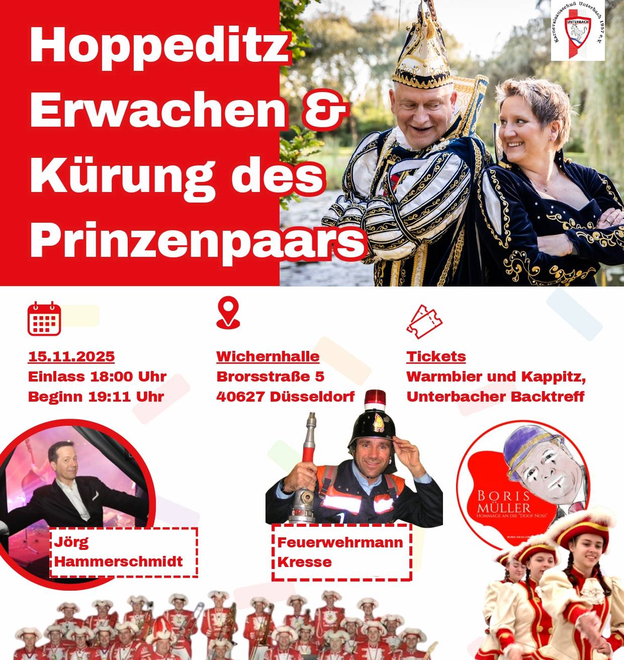 Die fünfte Jahreszeit in Unterbach beginnt