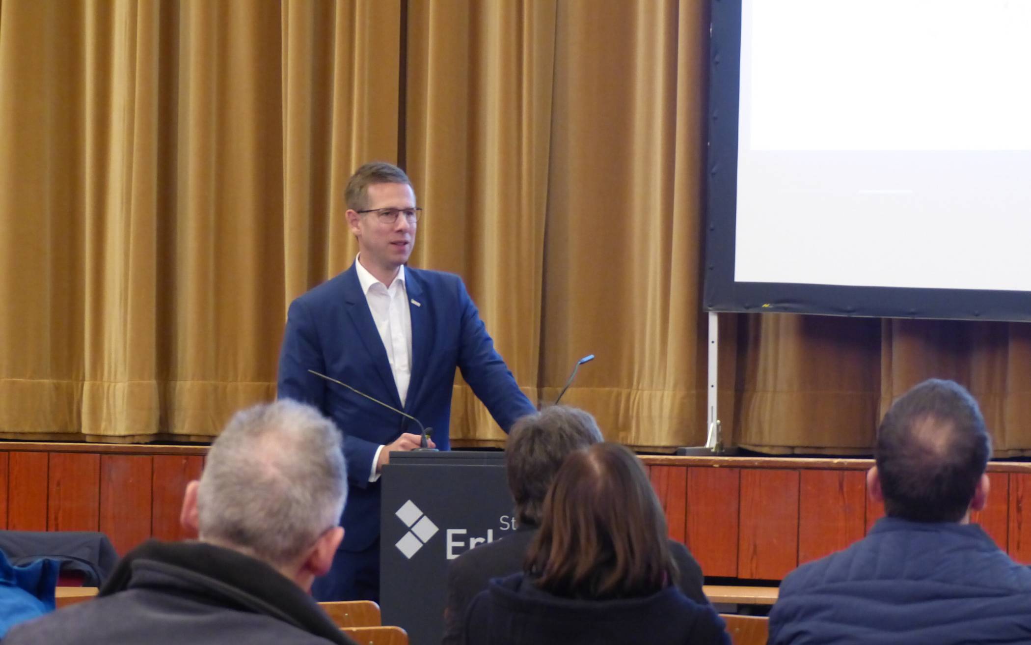 Bürgermeister Christoph Schultz stellte sich den