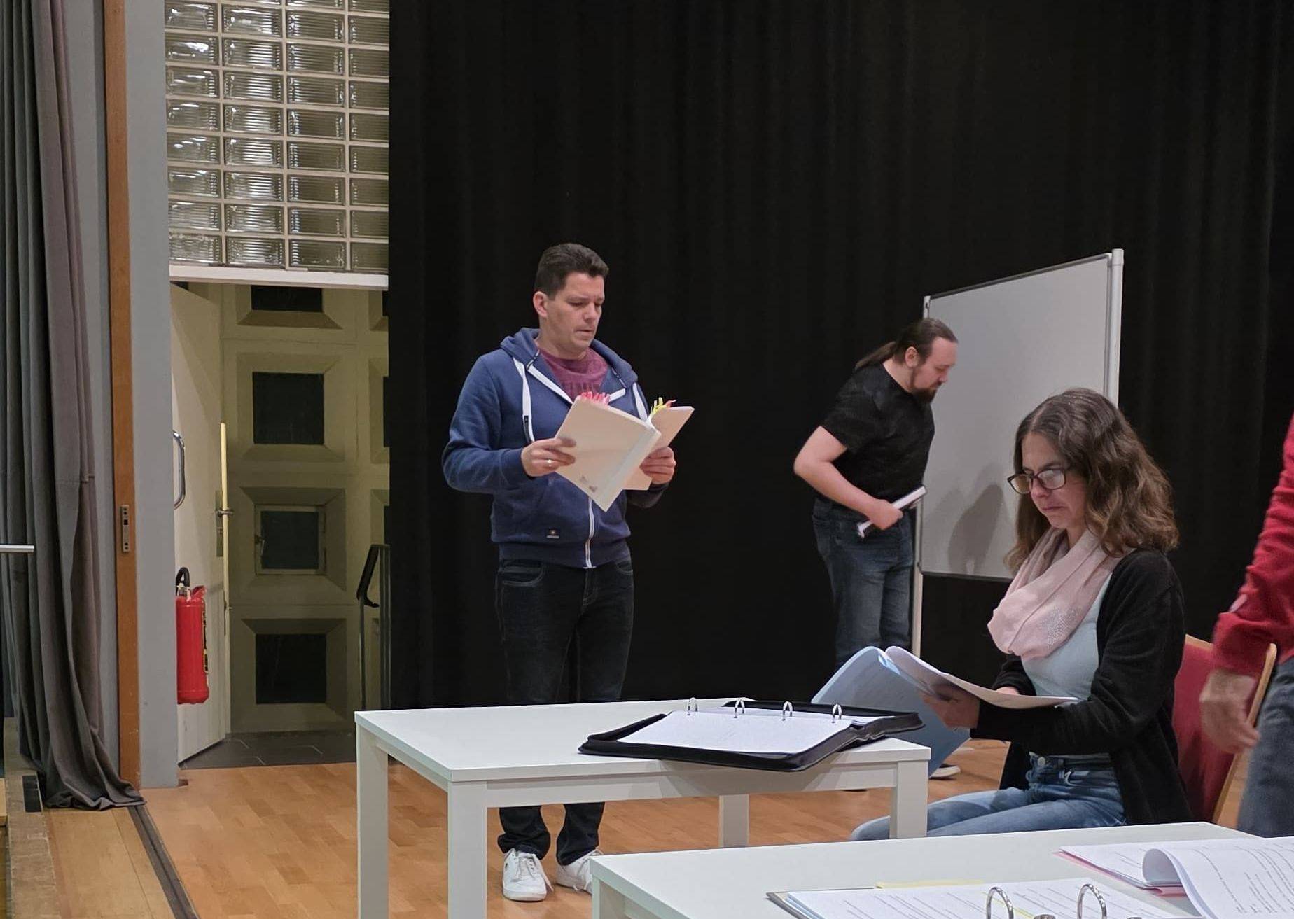 Die Laienschauspiel-Gruppe der evangelischen Gemeinde in