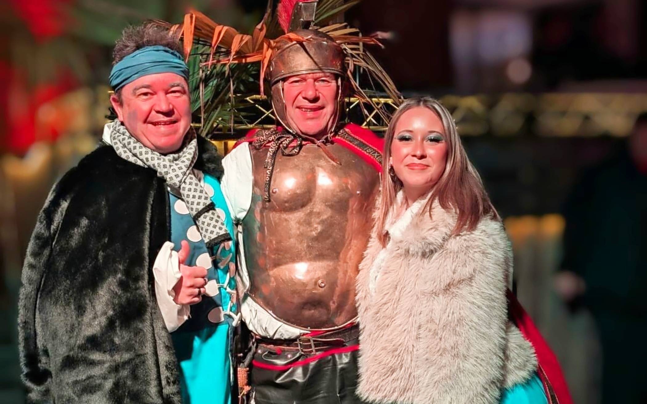 Die beiden Erkrather Hoppeditze gemeinsam mit