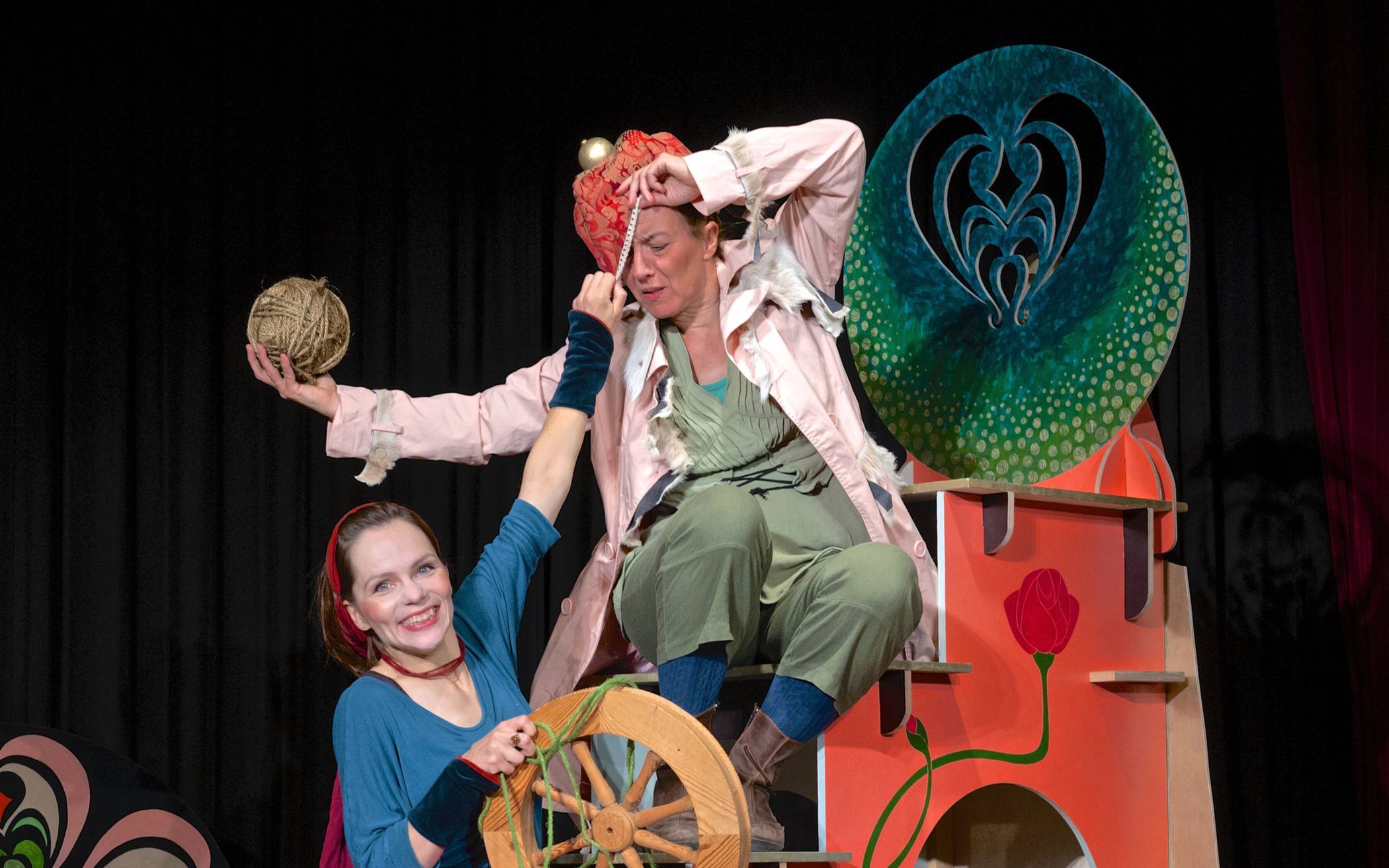 Beim Kindertheater der Stadt Erkrath steht