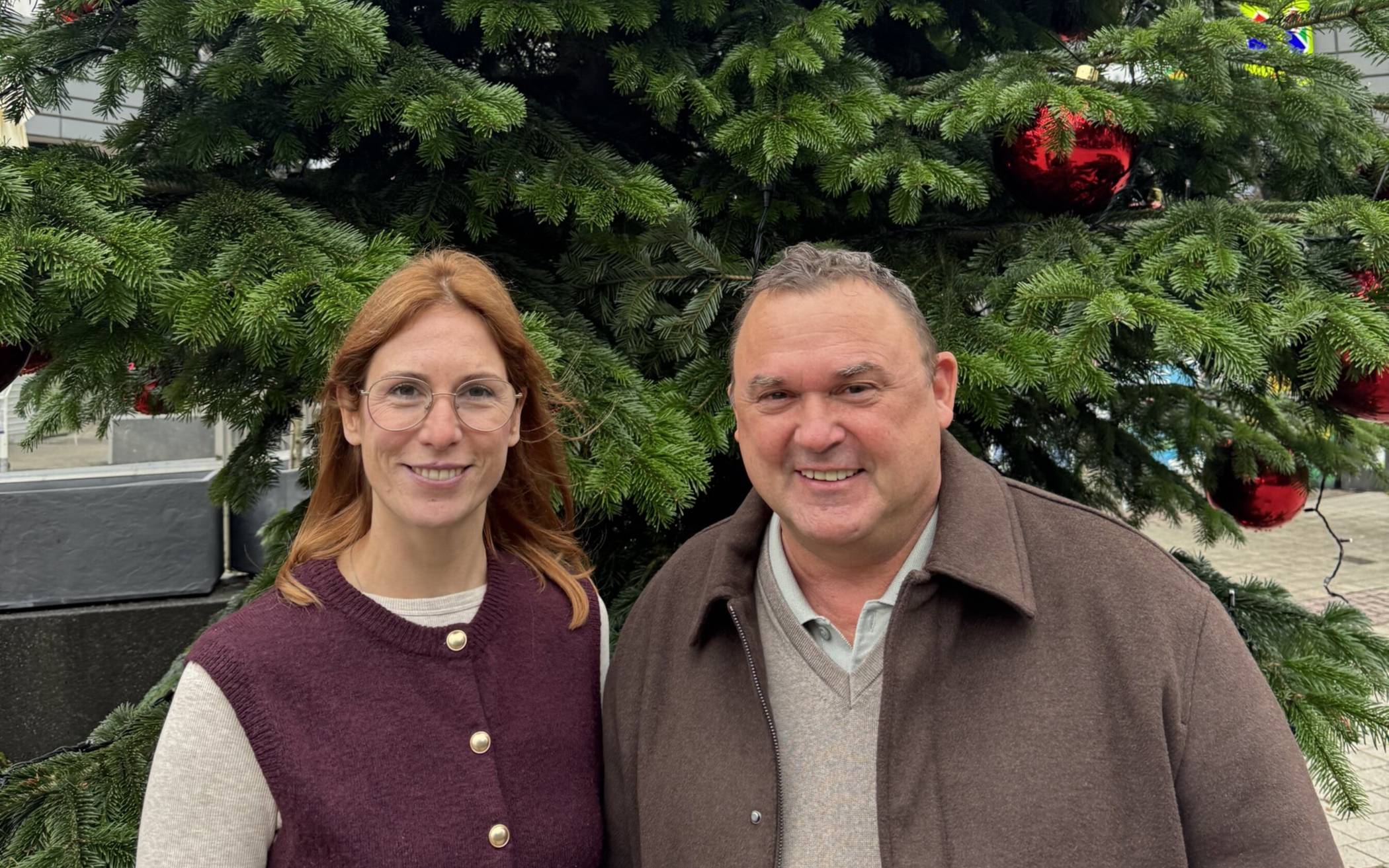 Laura Frauenrath und Peter Stütz (Vorstand