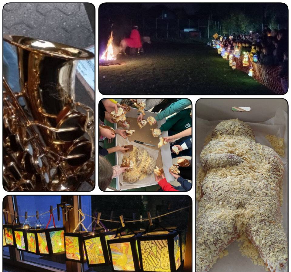 Ein Stadtteil leuchtet: Der Martinsumzug der Regenbogenschule begeistert Groß und Klein