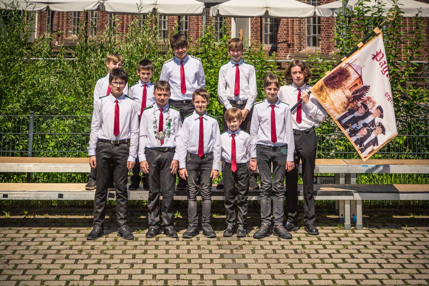 Das Pagencorps der St. Sebastianus Bruderschaft Erkrath.