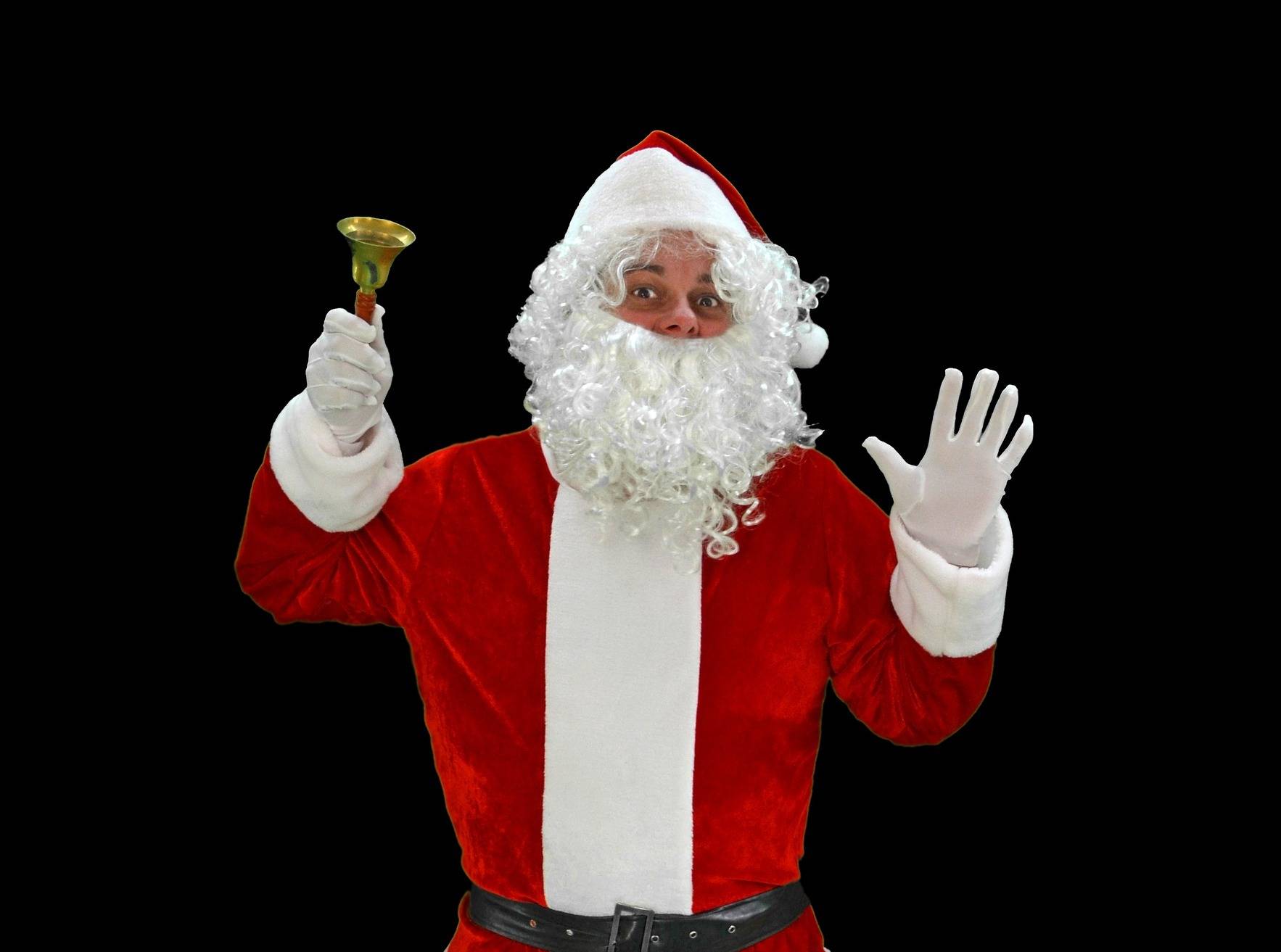 Nikolaus kommt in die Bahnstraße