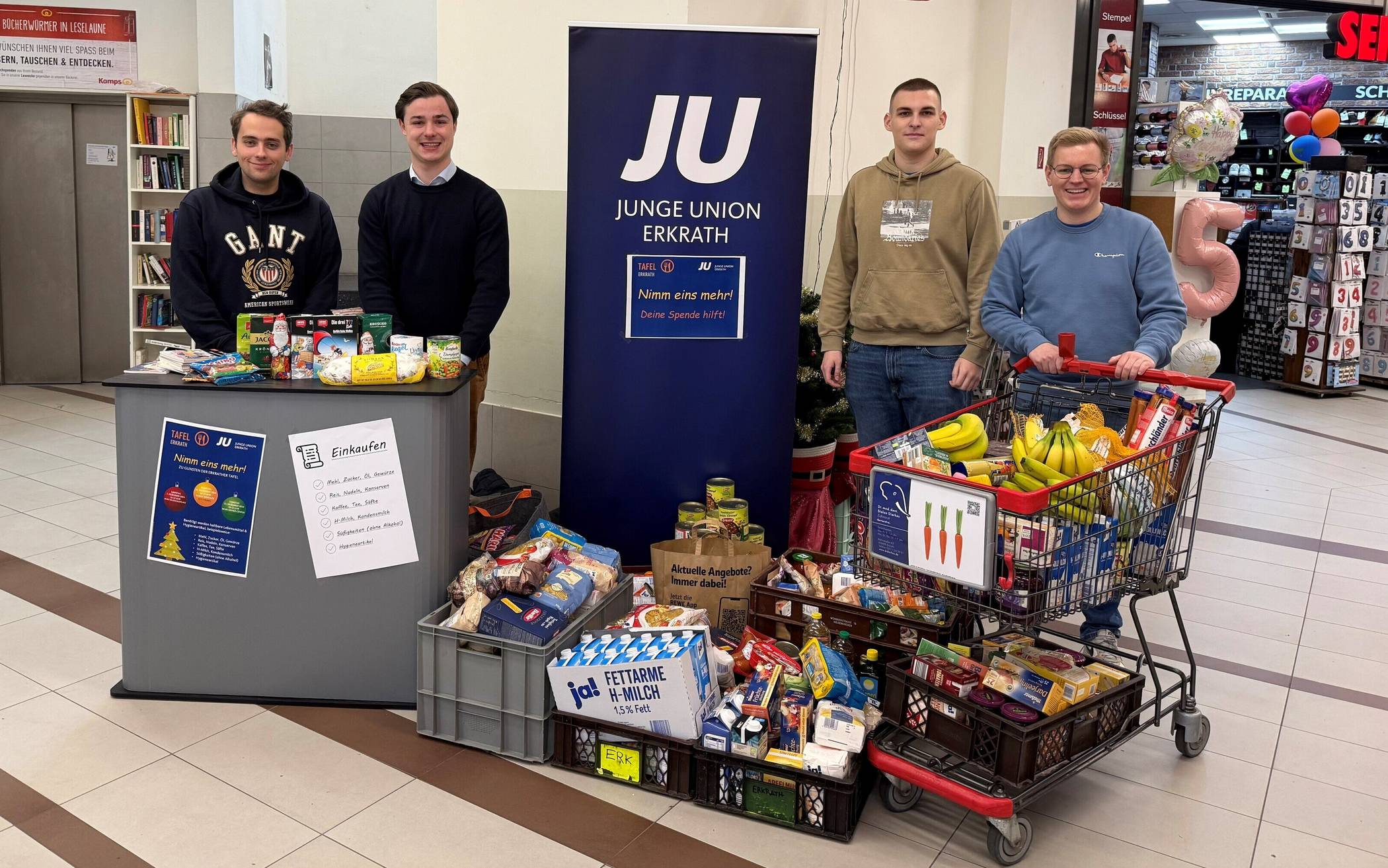Junge Union startet Adventsaktion für Erkrather Tafel