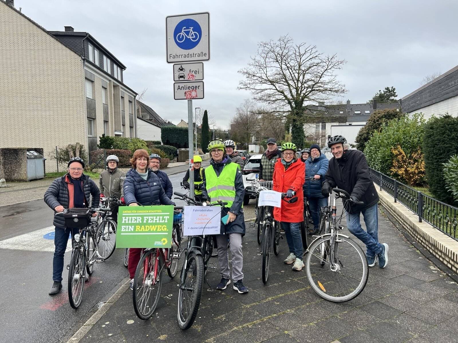 Die Entscheidung, die Fahrradstraße am Millrather