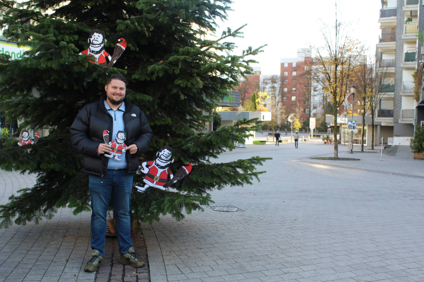 Max Baumgartner und seine Kolleginnen der