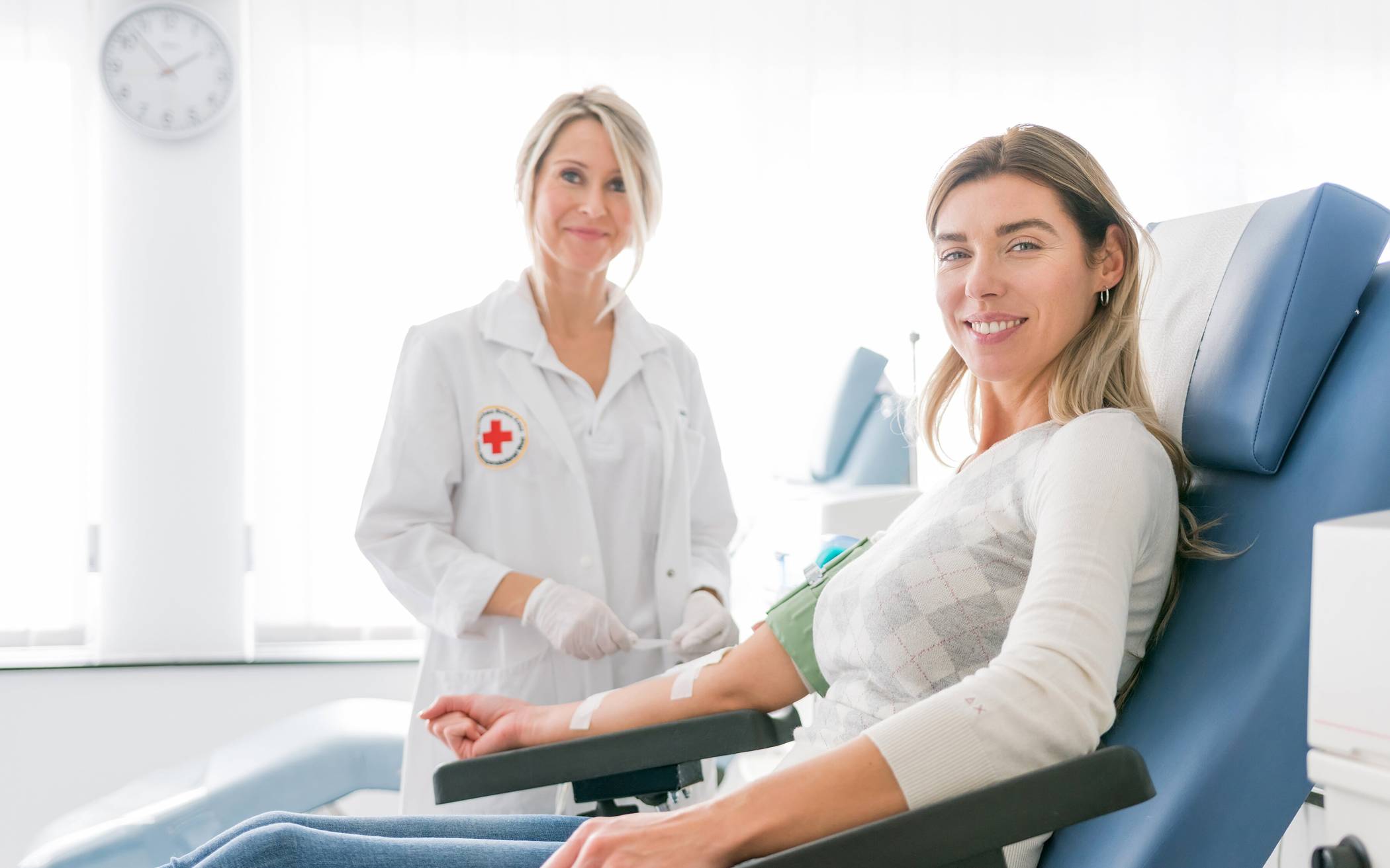 Blut spenden rettet Leben.   