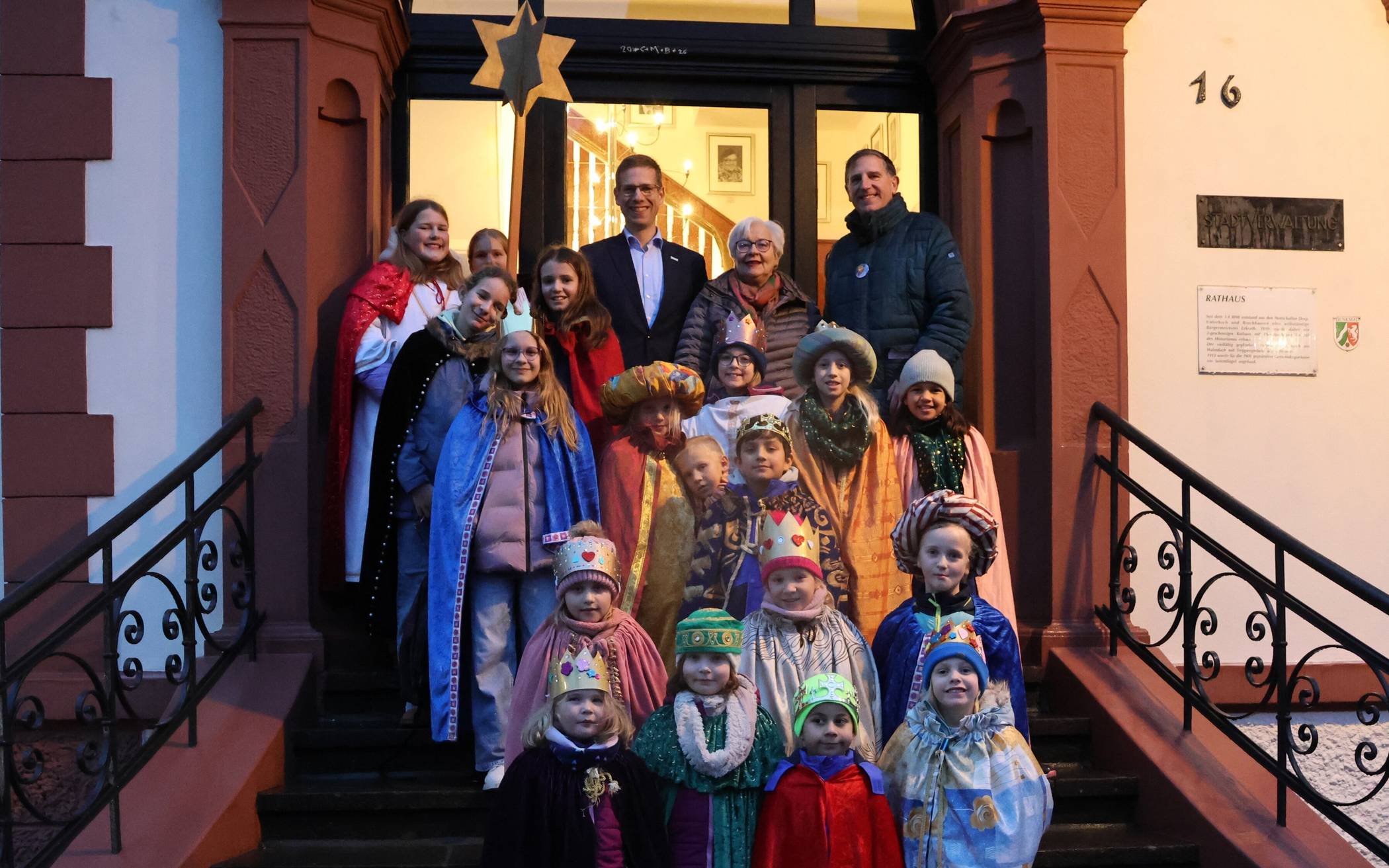 Bürgermeister Christoph Schultz und die stellvertretende