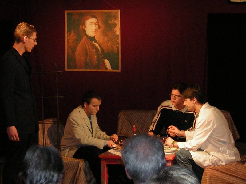  Szenenfoto aus "Die Physiker" von Friedrich Dürrenmatt. 