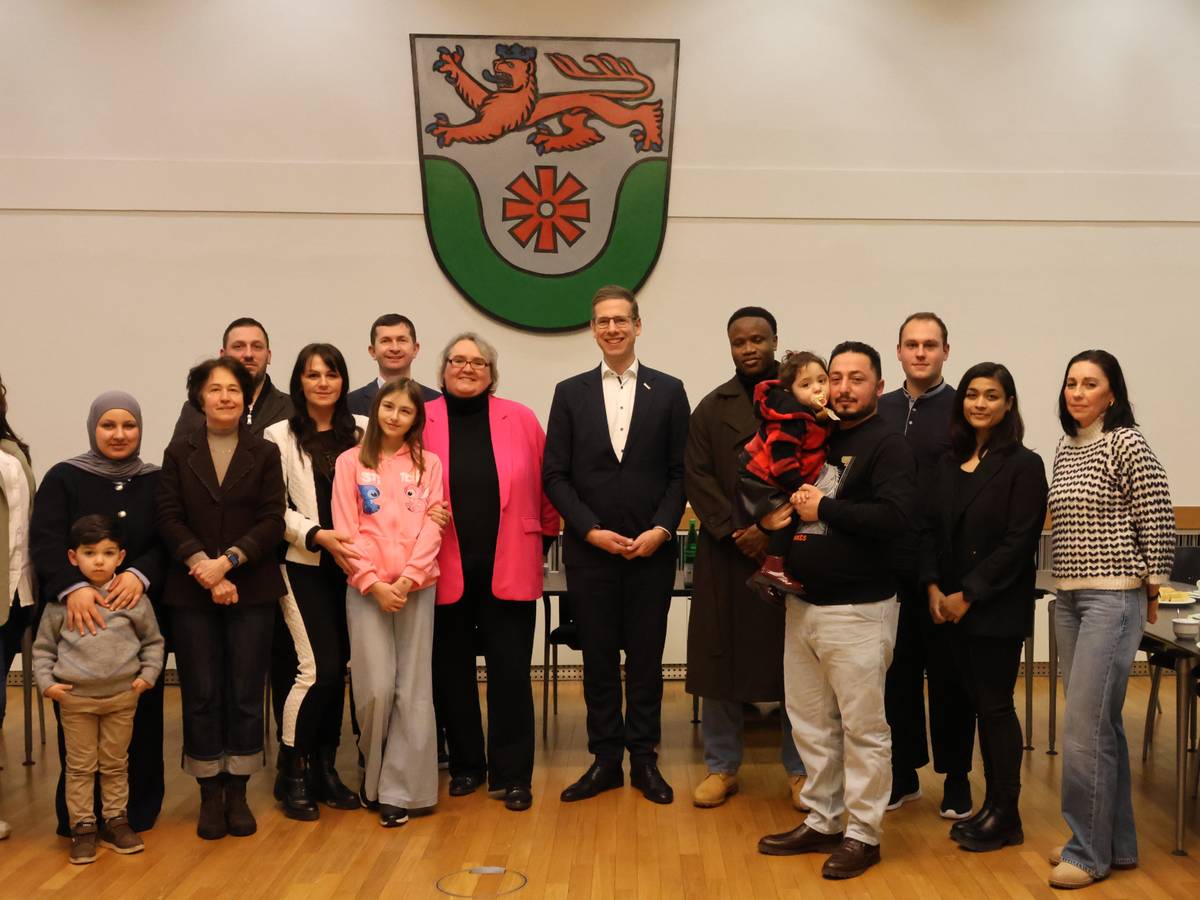 Einbürgerungsfeier im Rathaus