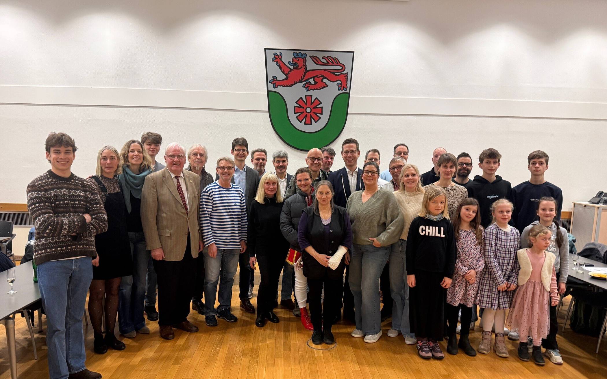 Insgesamt 44 Sportabzeichen überreichte Bürgermeister Christoph