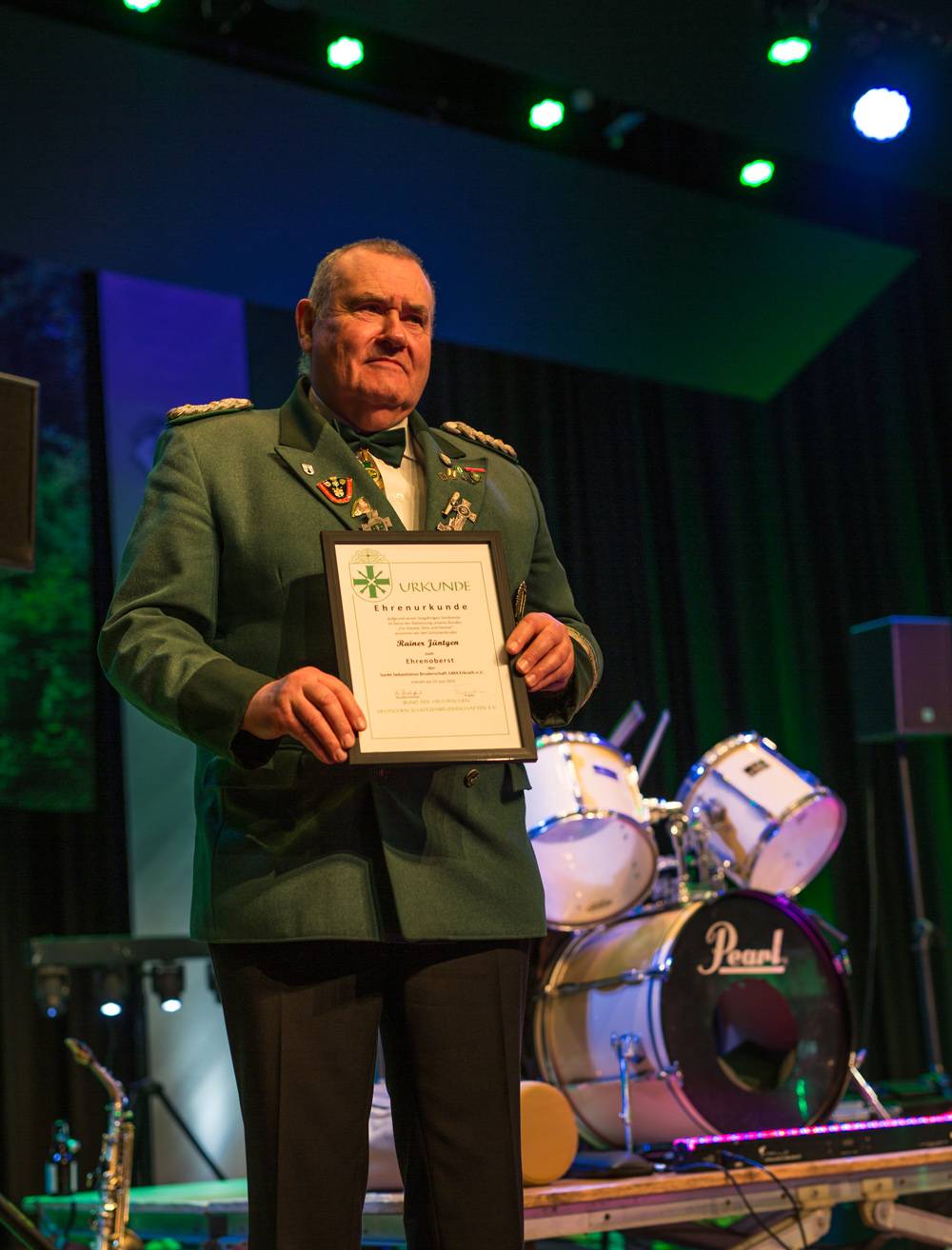 Ehrenoberst Rainer Jüntgen.