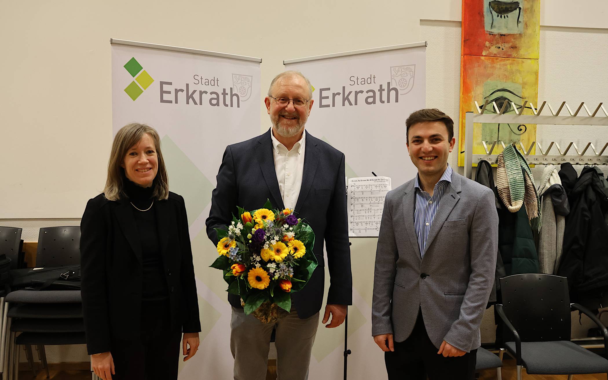 Anlässlich der Verabschiedung von JMS-Leiter Guido