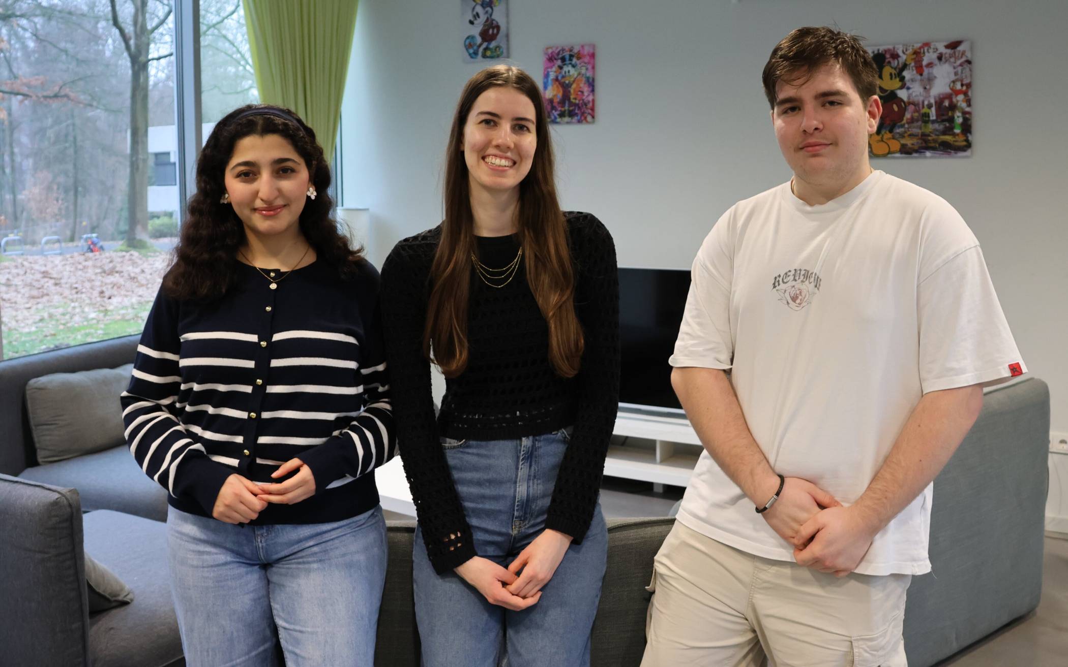 Thouria Zaidan (l.), Joena Kshyvitski (M.)