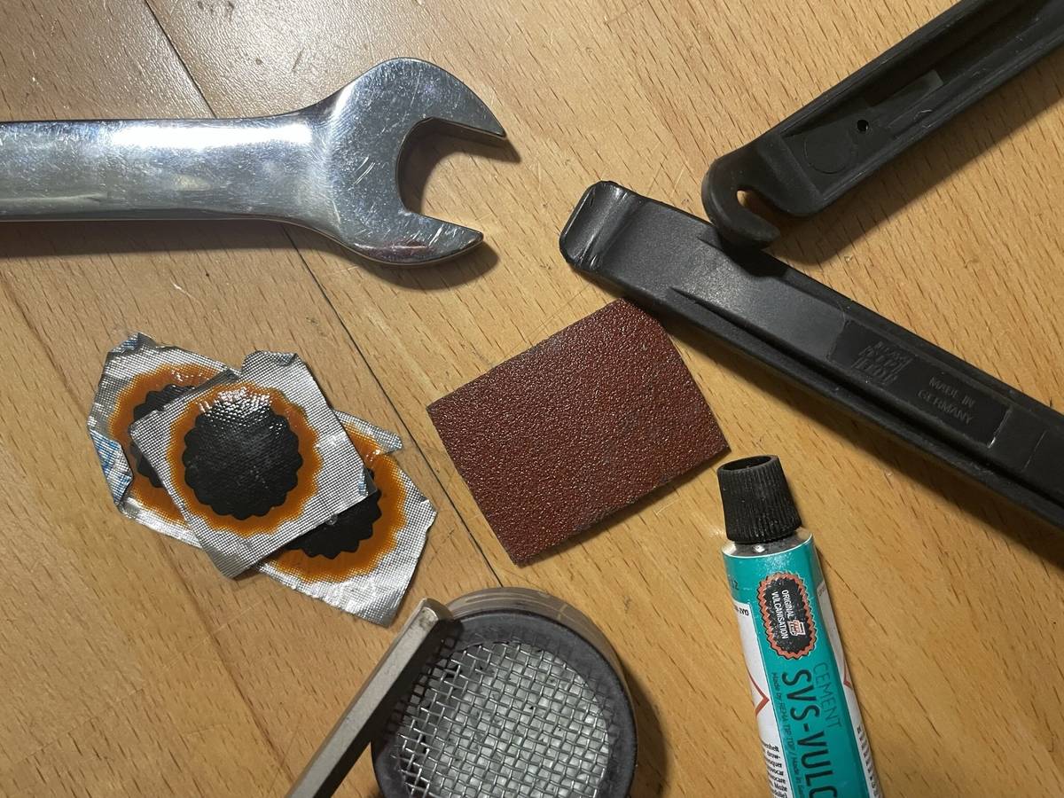 Reifenpanne & Fahrradradtour des ADFC Erkrath