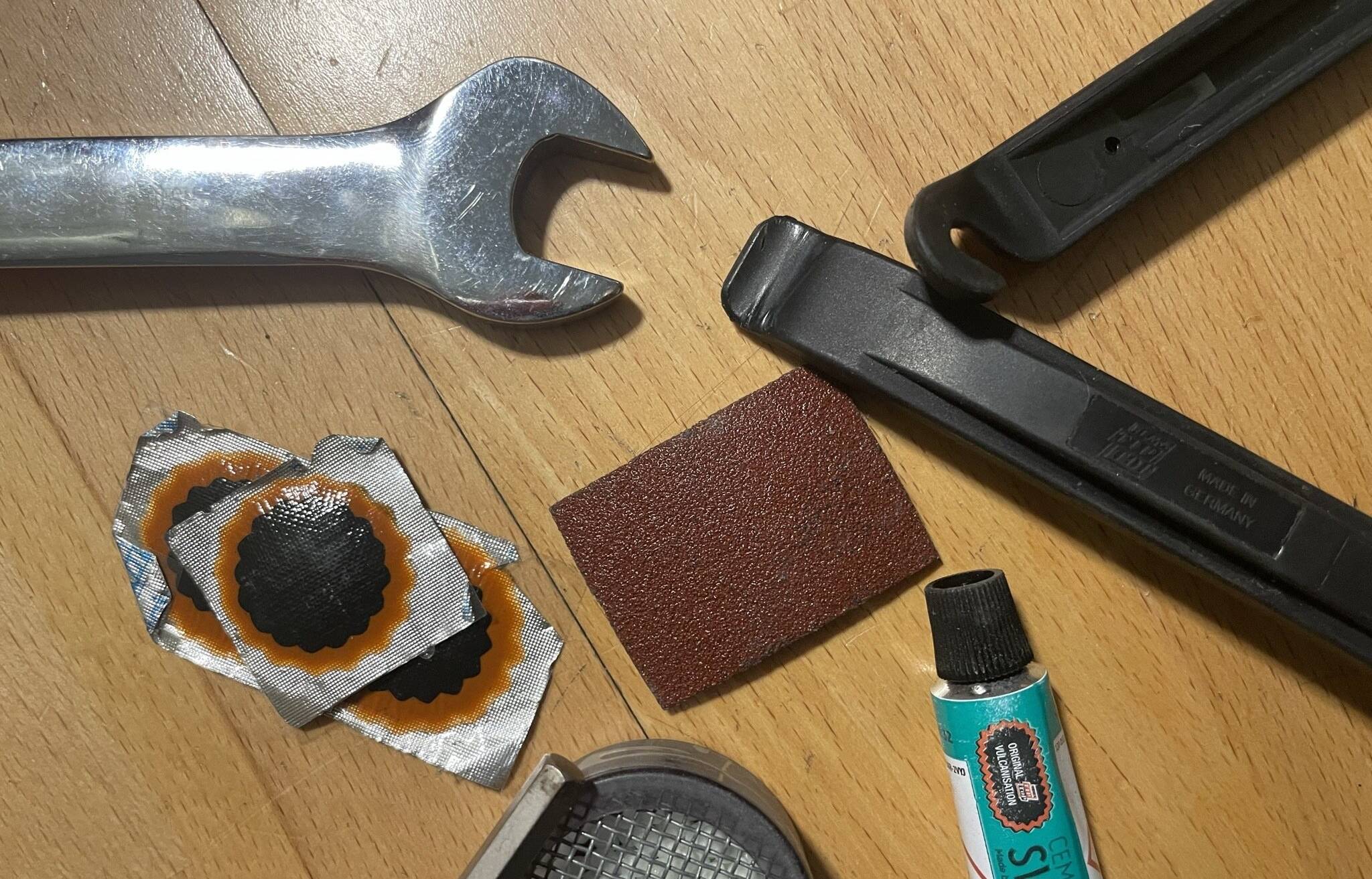 Reifenpanne & Fahrradradtour des ADFC Erkrath