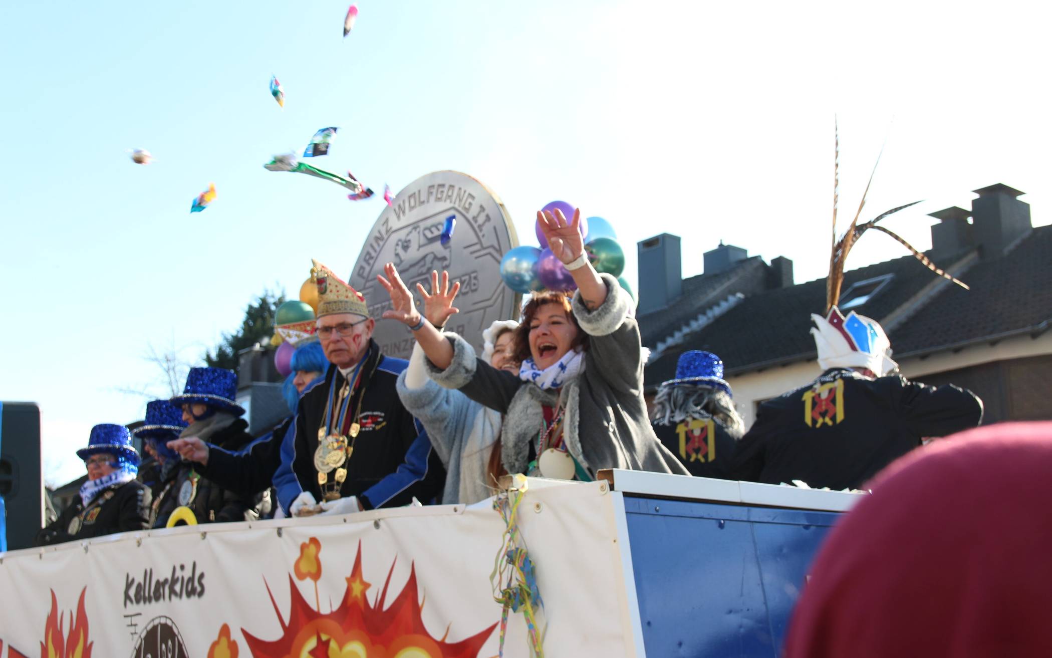 Prinzessin Regina I. ließ ordentlich Kamelle regnen.