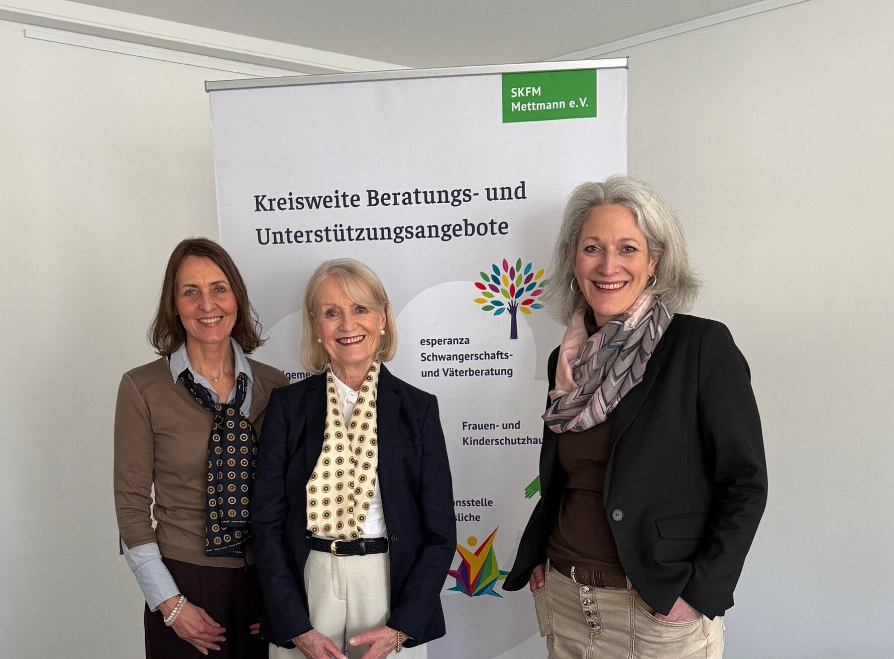 Aktion des Inner Wheel Clubs Hilden-Haan-Neandertal zum Weltfrauentag am 8. März