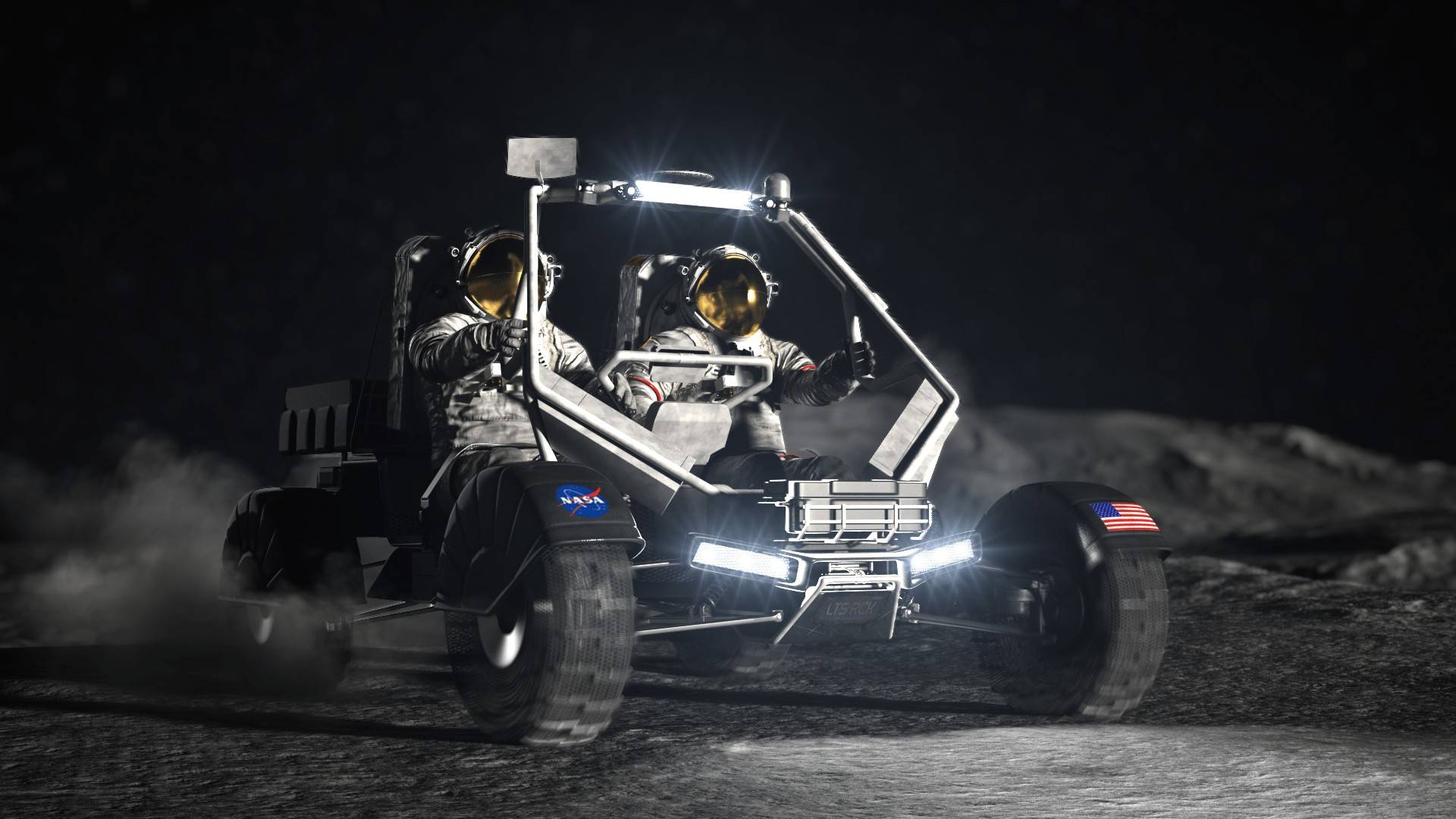 So funktioniert ein Mond-Auto „Weltraumbahnhof“ im snh