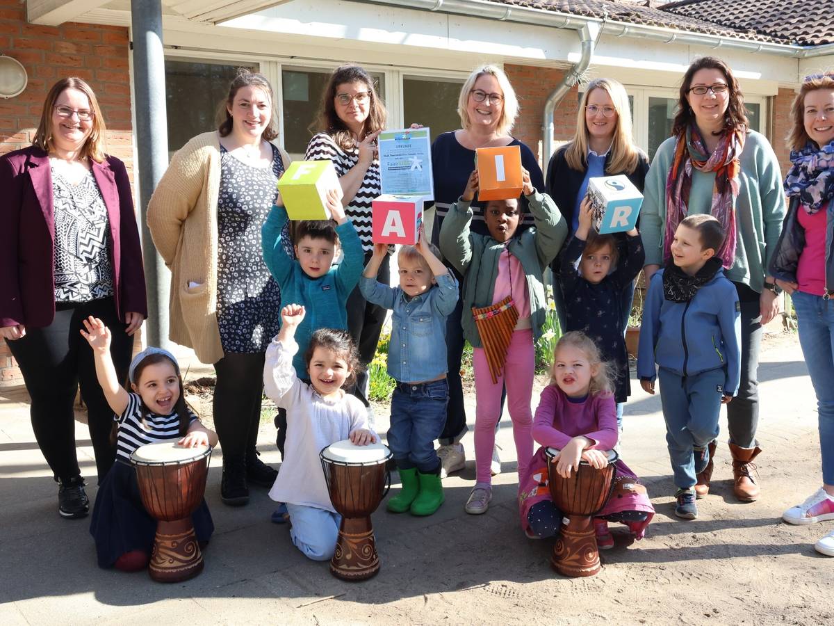 Familienzentrum Hochdahl-Mitte als FaireKITA ausgezeichnet
