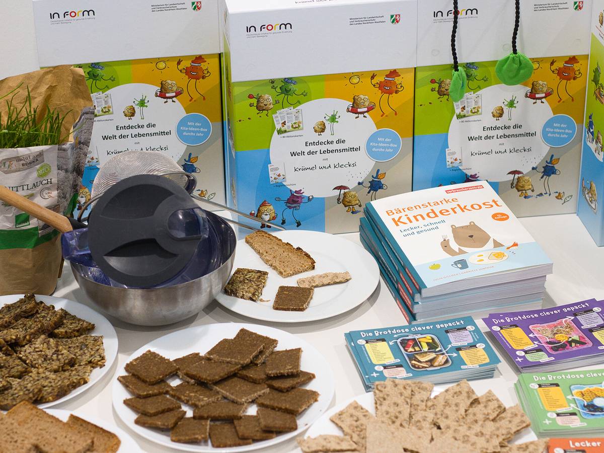 Ernährungsbildung mit der Kita-Ideen-Box