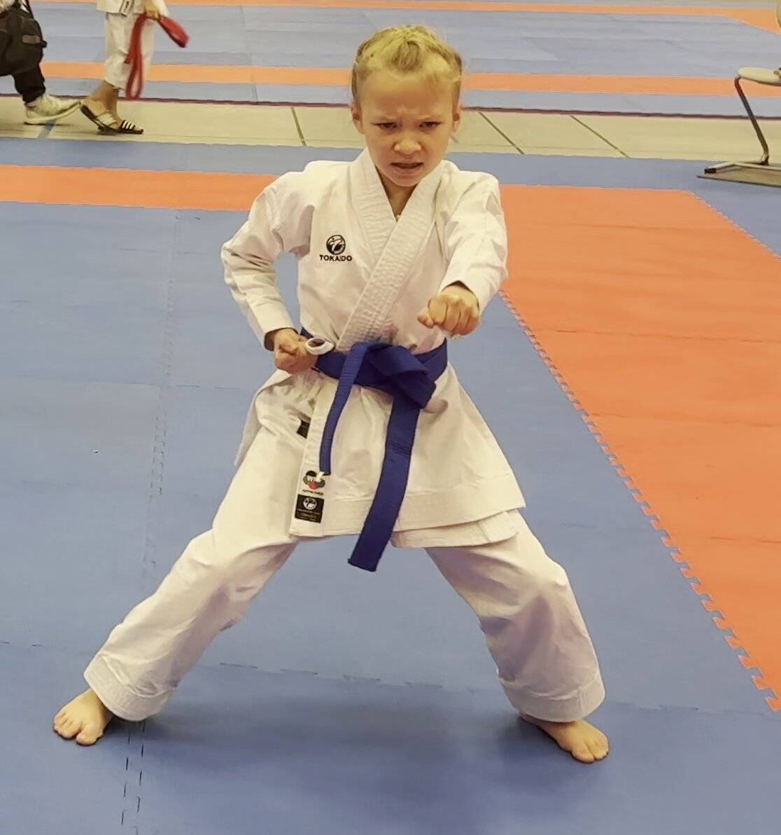 Leni Blaszyk (U10) gewann Bronze.