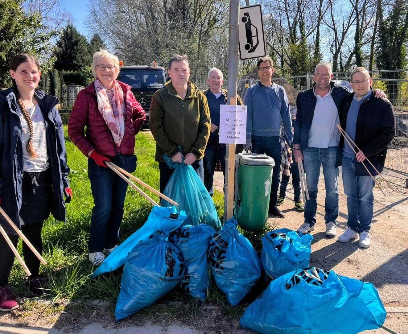 Dreck-Weg-Tag in Unterbach