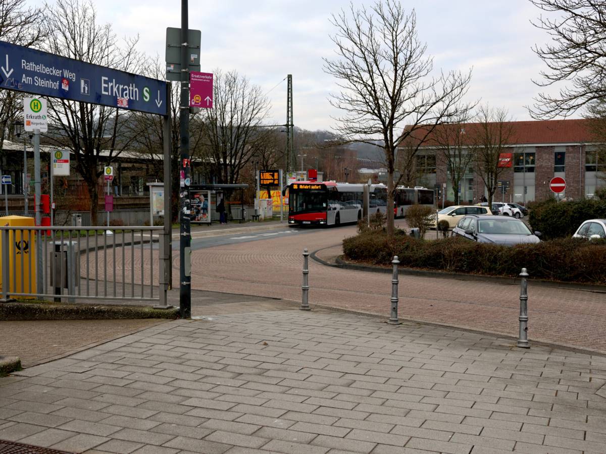 Nächtliche Arbeiten am S-Bahnhof Erkrath