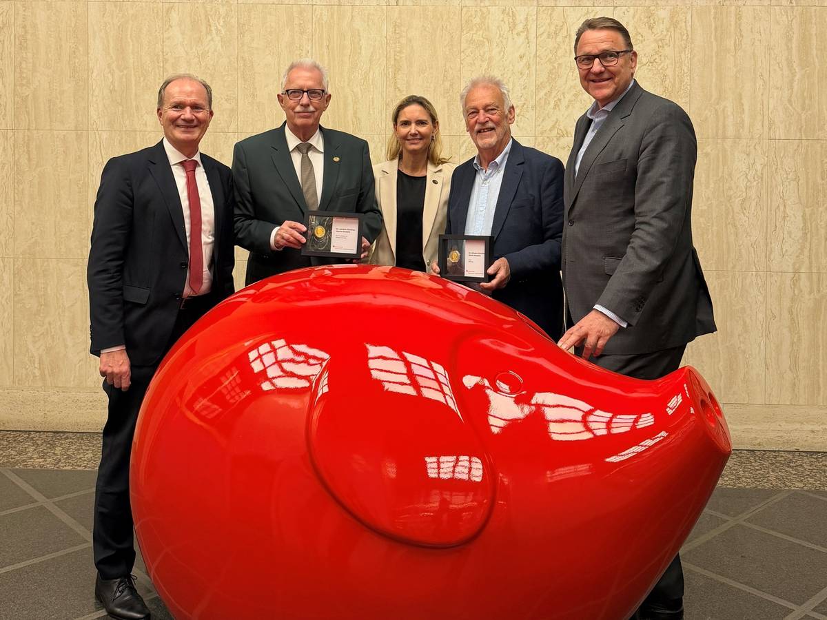 Thomas Hendele und Ulf Kruse erhalten Dr.-Johann-Christian-Eberle-Medaille