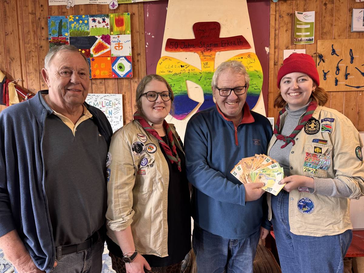1000 Euro für die St. Georg Pfadfinder