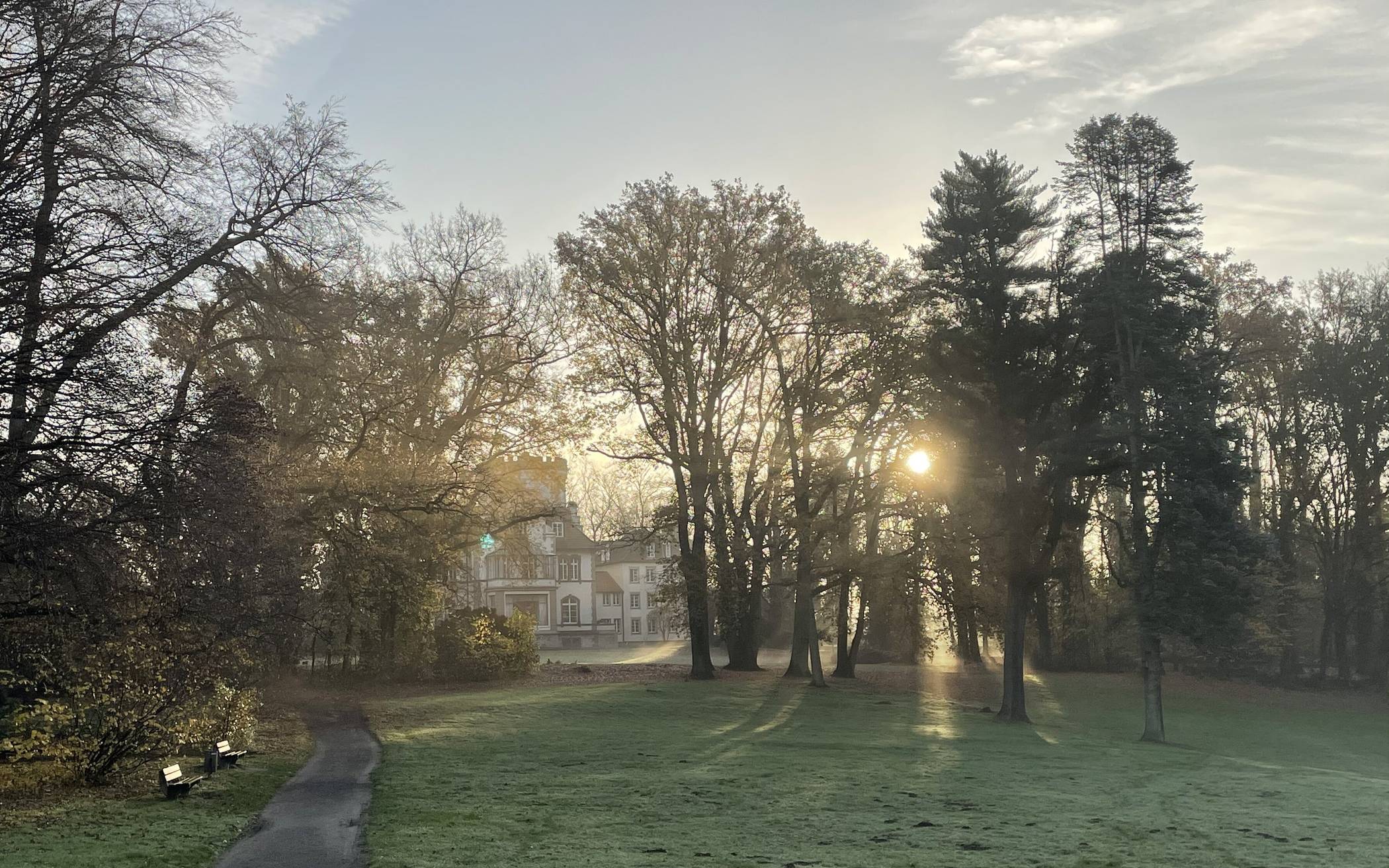 Spaziergang durch den Morper Park