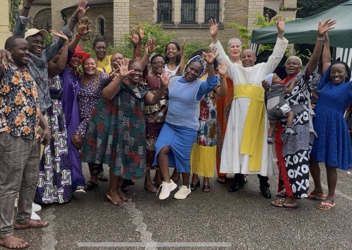 Chortag mit Pater George und seinem afrikanischen Chor