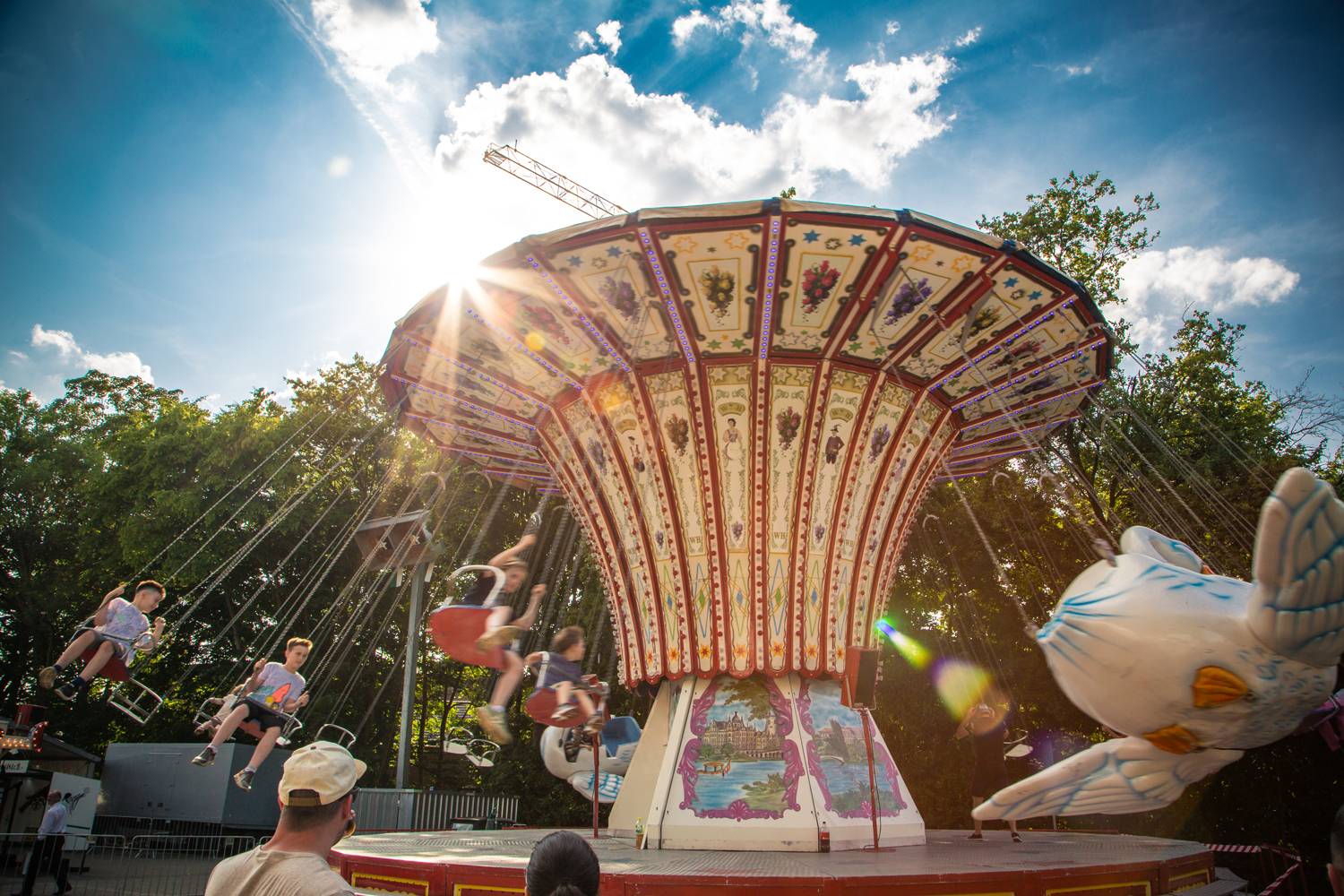 Auch eine große Kirmes lockt beim Schützenfest.