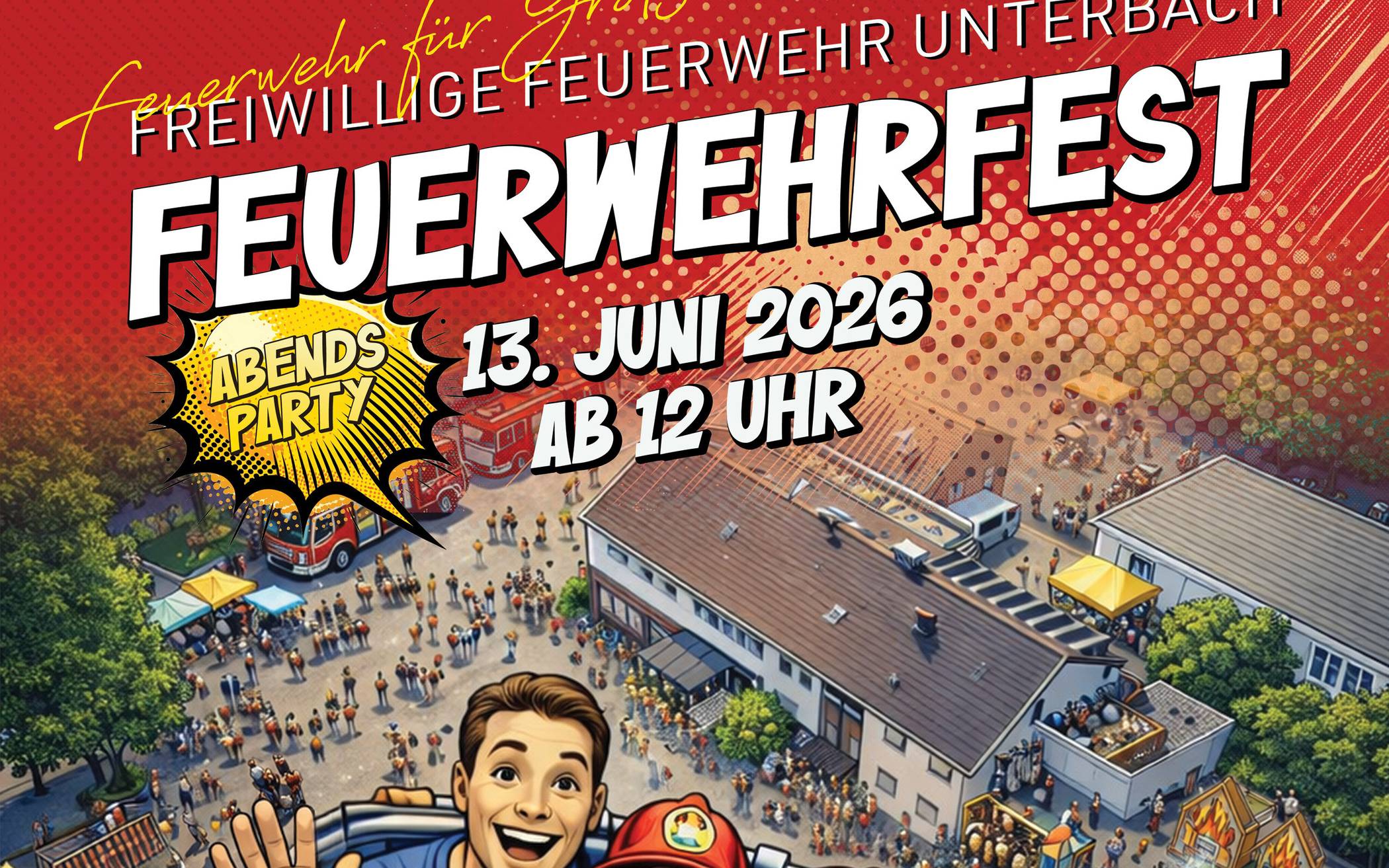 Feuerwehrfest und Tag der offenen Tür bei der Freiwilligen Feuerwehr Unterbach