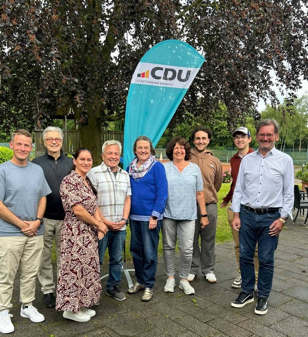 Der neue Vorstand der CDU Unterfeldhaus.