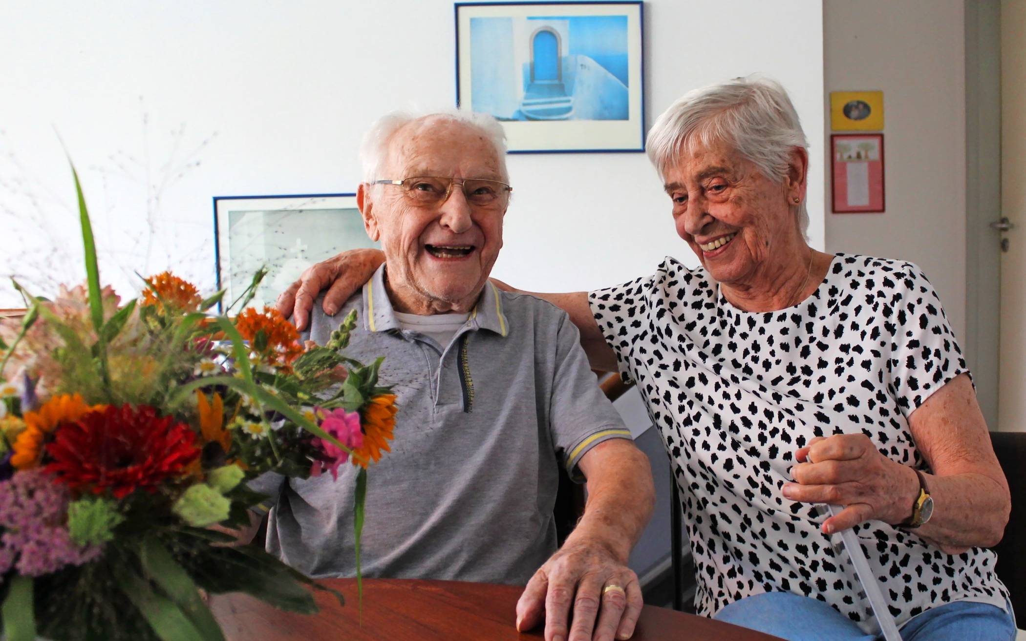 Gottfried und Marlies Oelschlägel an ihrem
