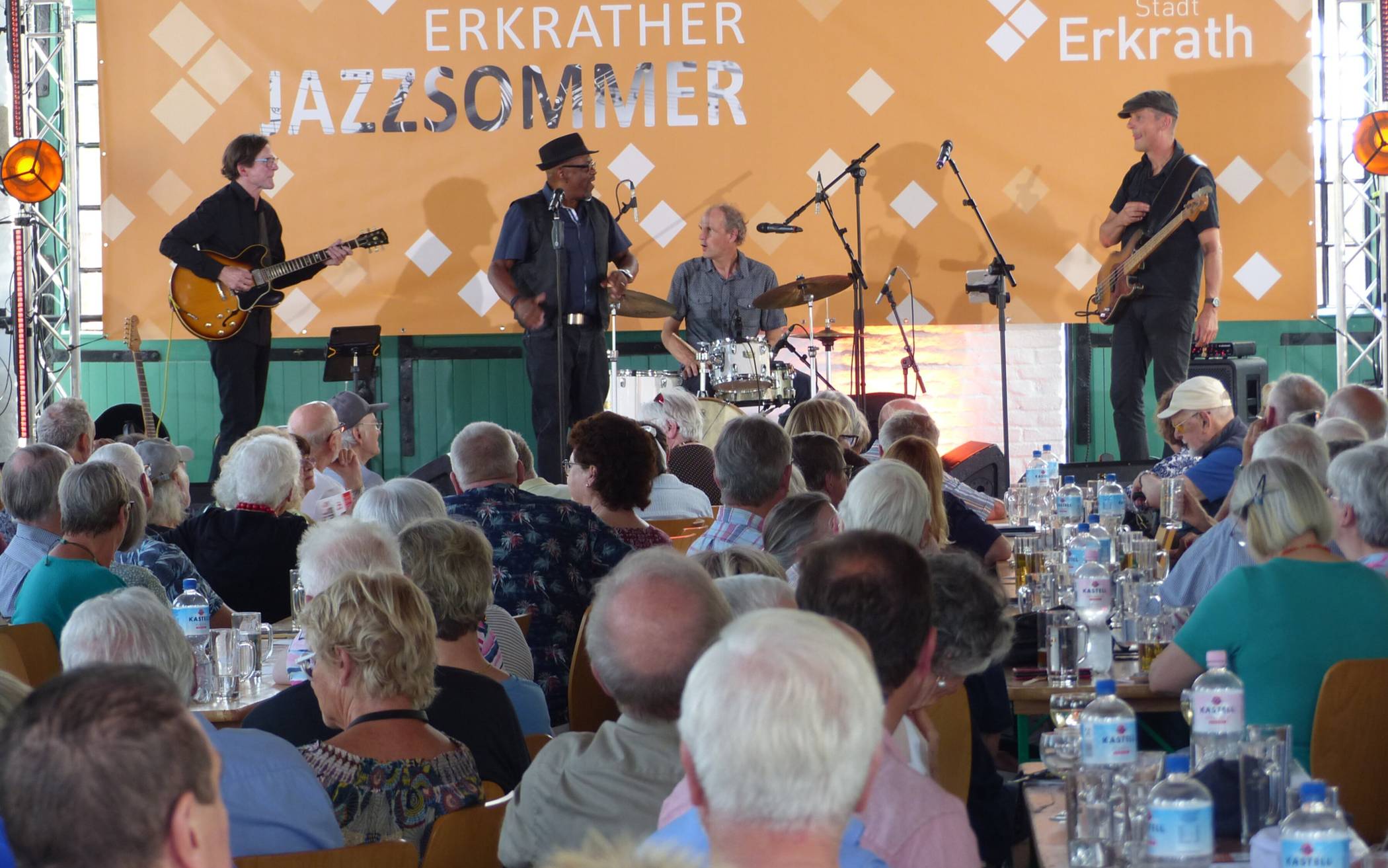 Larry „Doc“ Watkins im Erkrather Lokschuppen