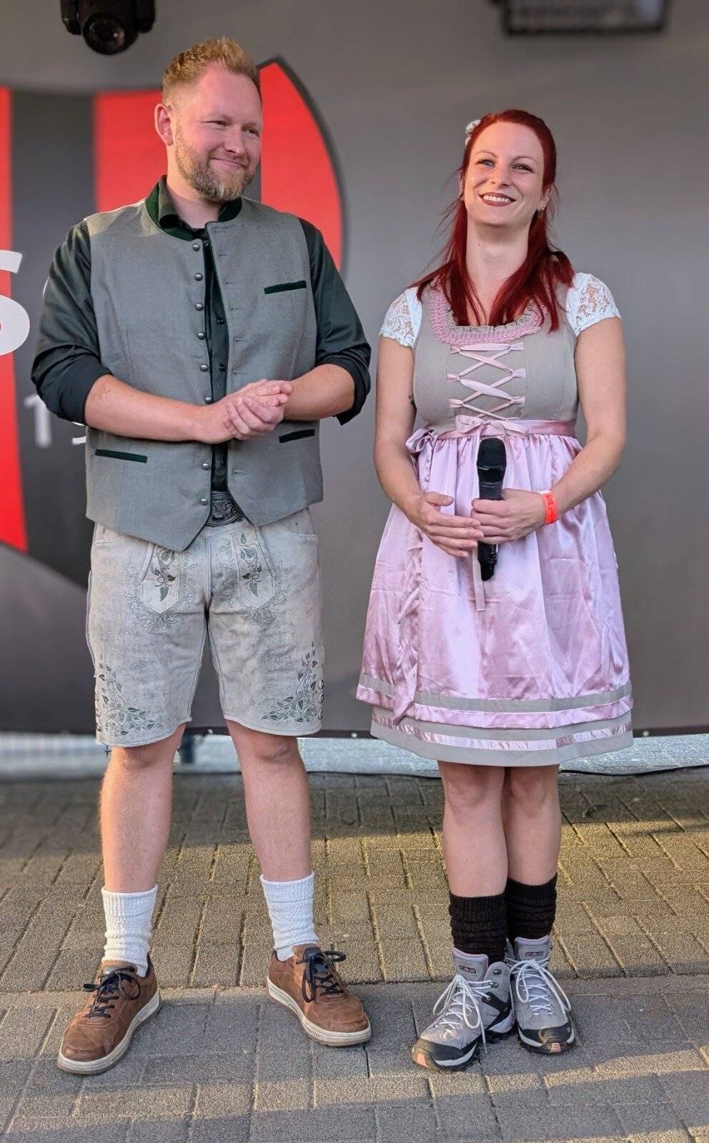 Das designierte Prinzenpaar aus Unterbach: Henrick I. und Svenja...