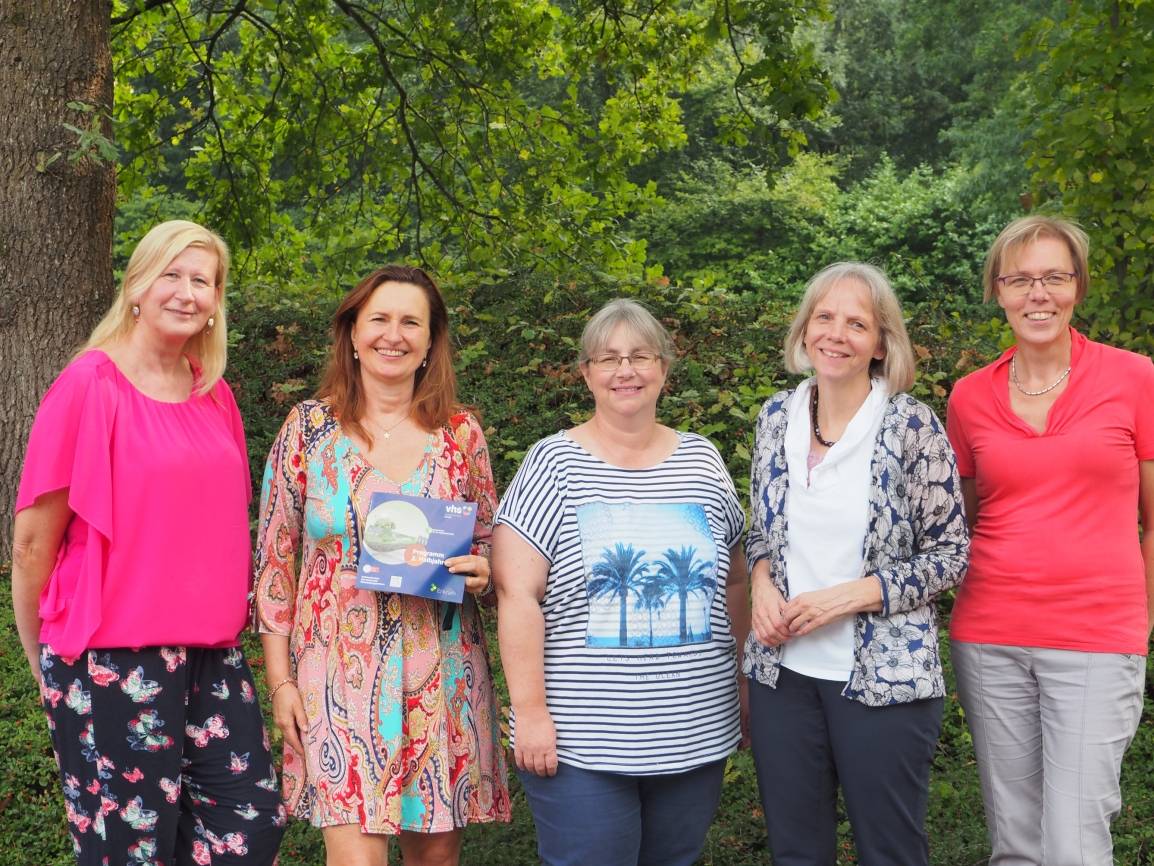  Das Team der VHS Erkrath - kompetent und freundlich.  